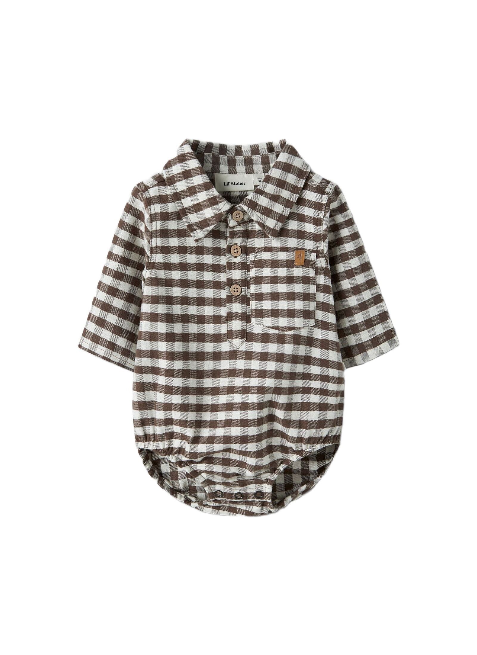 CHECKED SHIRT BODY TEAK