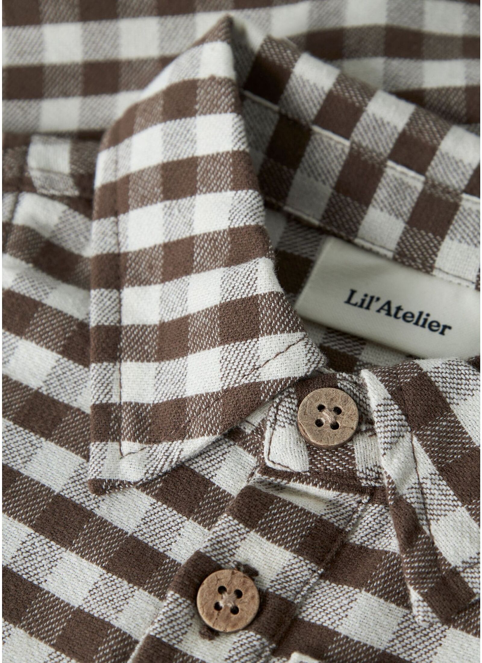 CHECKED SHIRT BODY TEAK