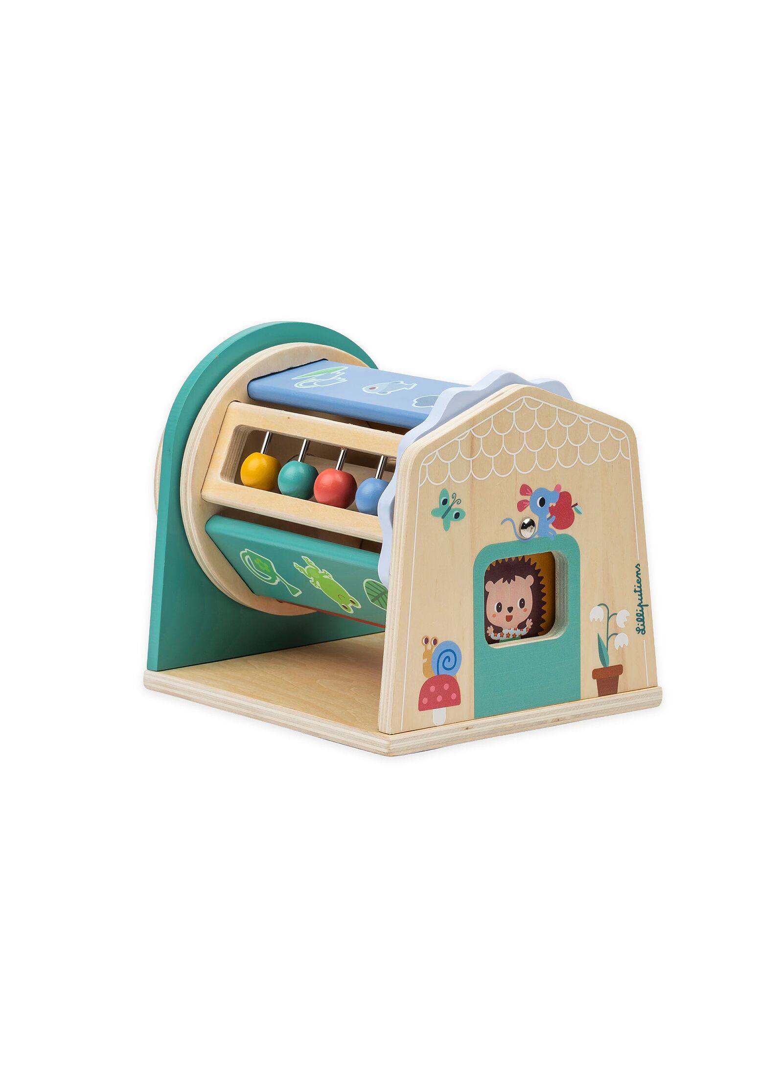 WOODEN ACTIVITY TOY TOURNICOLOR