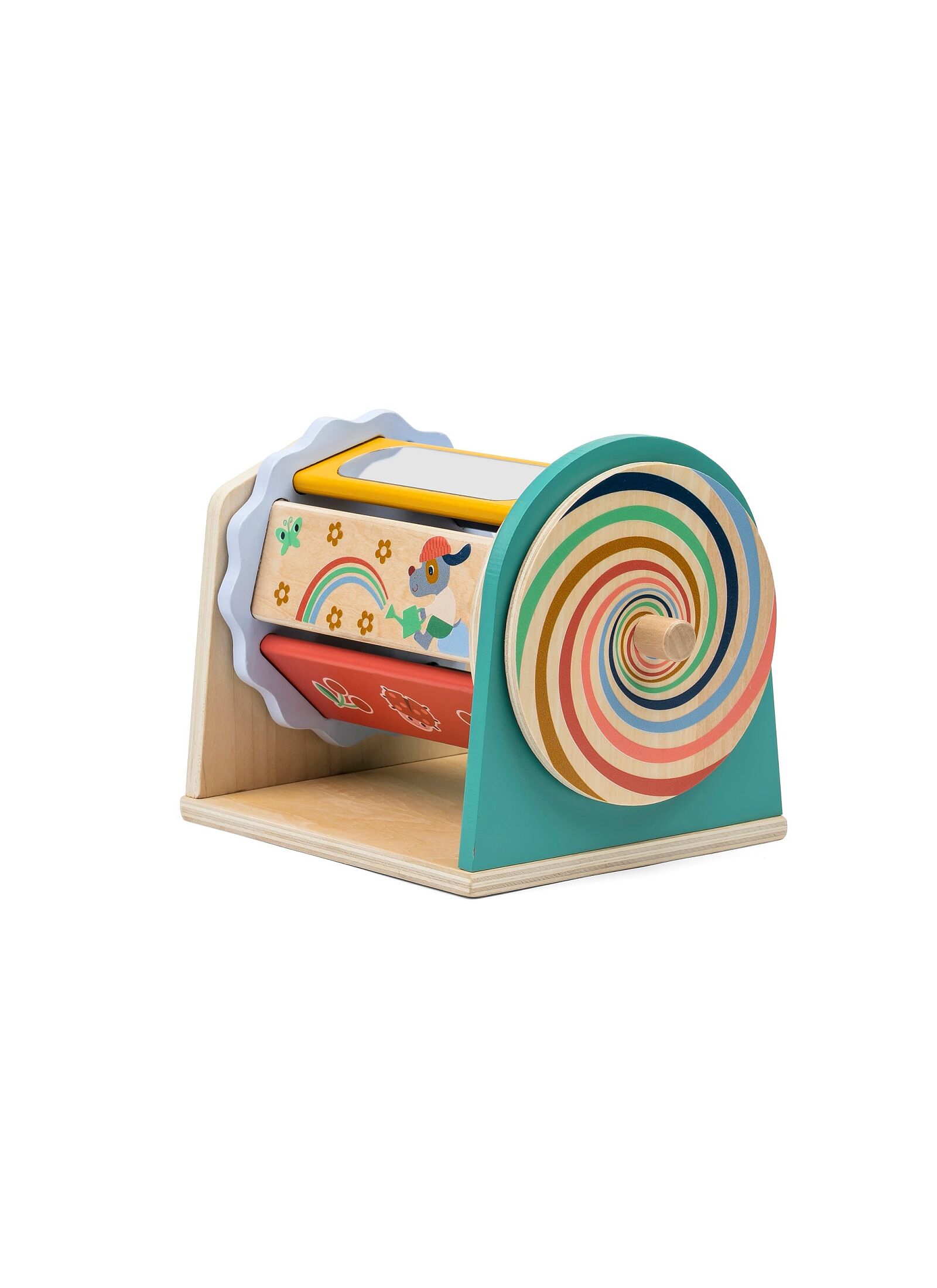 WOODEN ACTIVITY TOY TOURNICOLOR