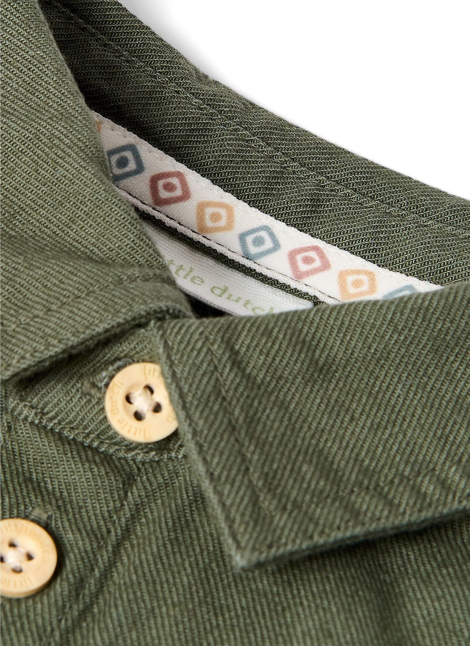 ORGANIC COTTON SHIRT DEEP OLIVE