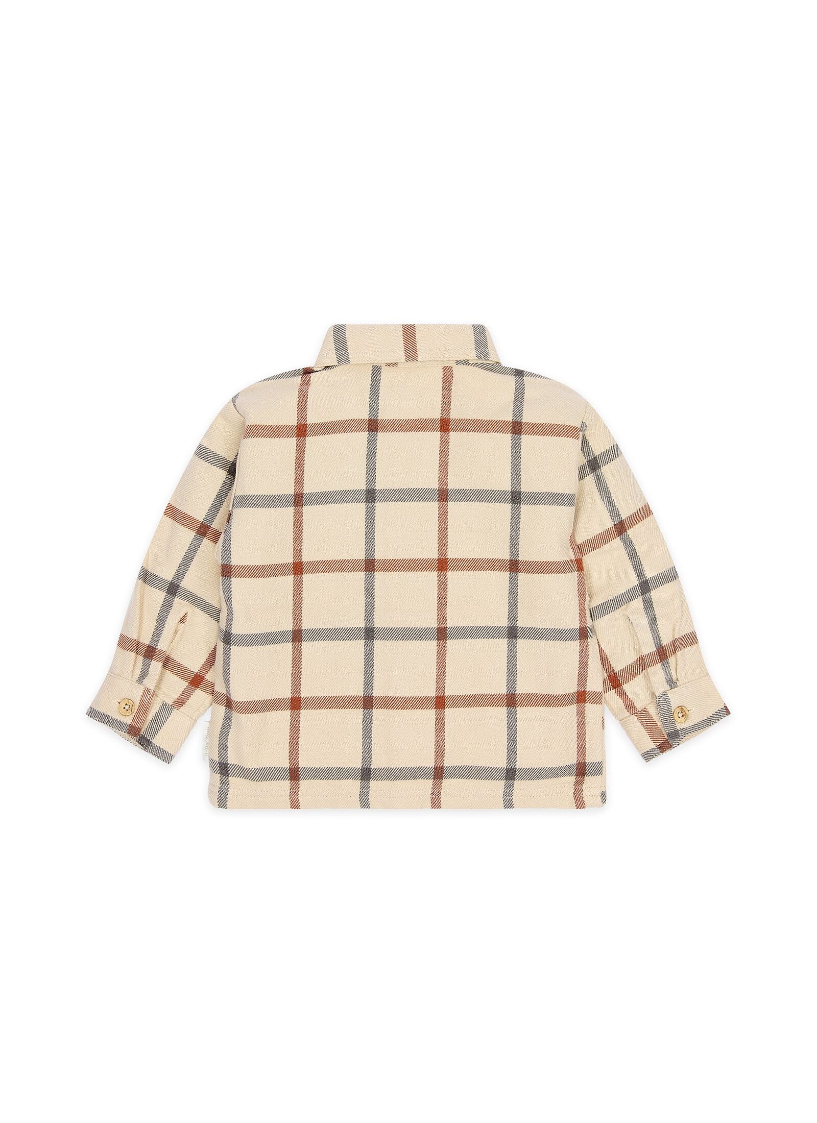 ORGANIC COTTON SHIRT SAFARI CHECK