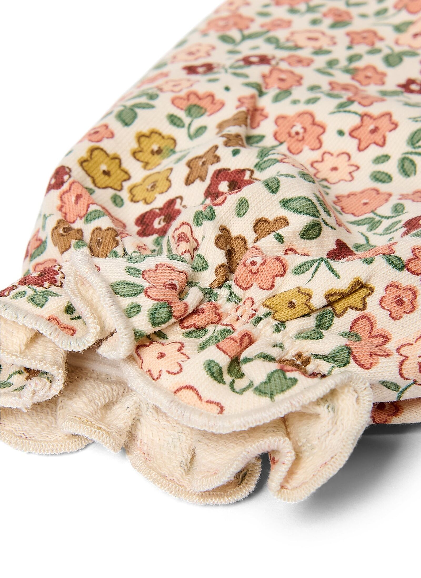 ORGANIC COTTON SWEATSHIRT SAFARI FLOWERS