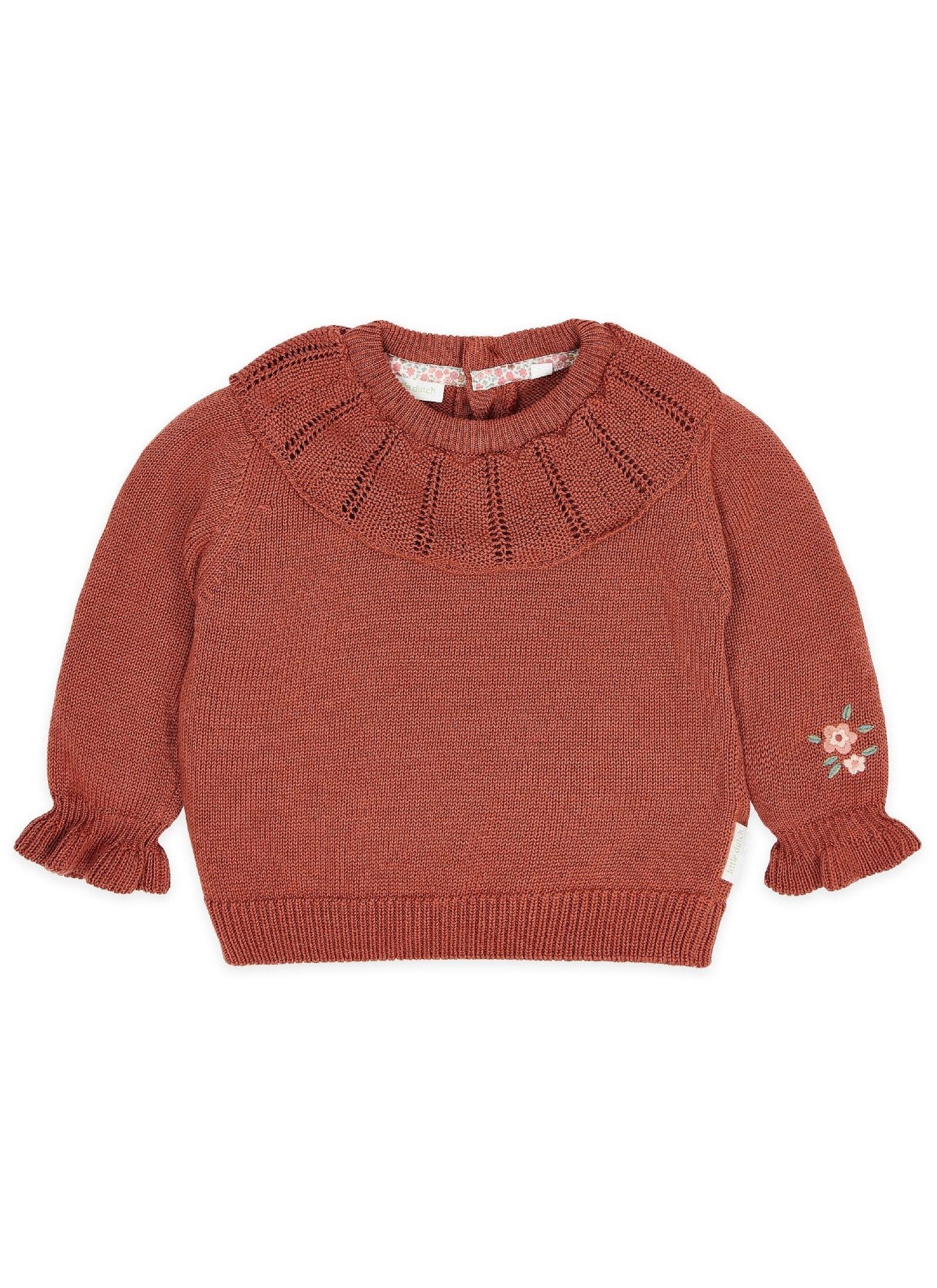 ORGANIC COTTON SWEATER DEEP BERRY