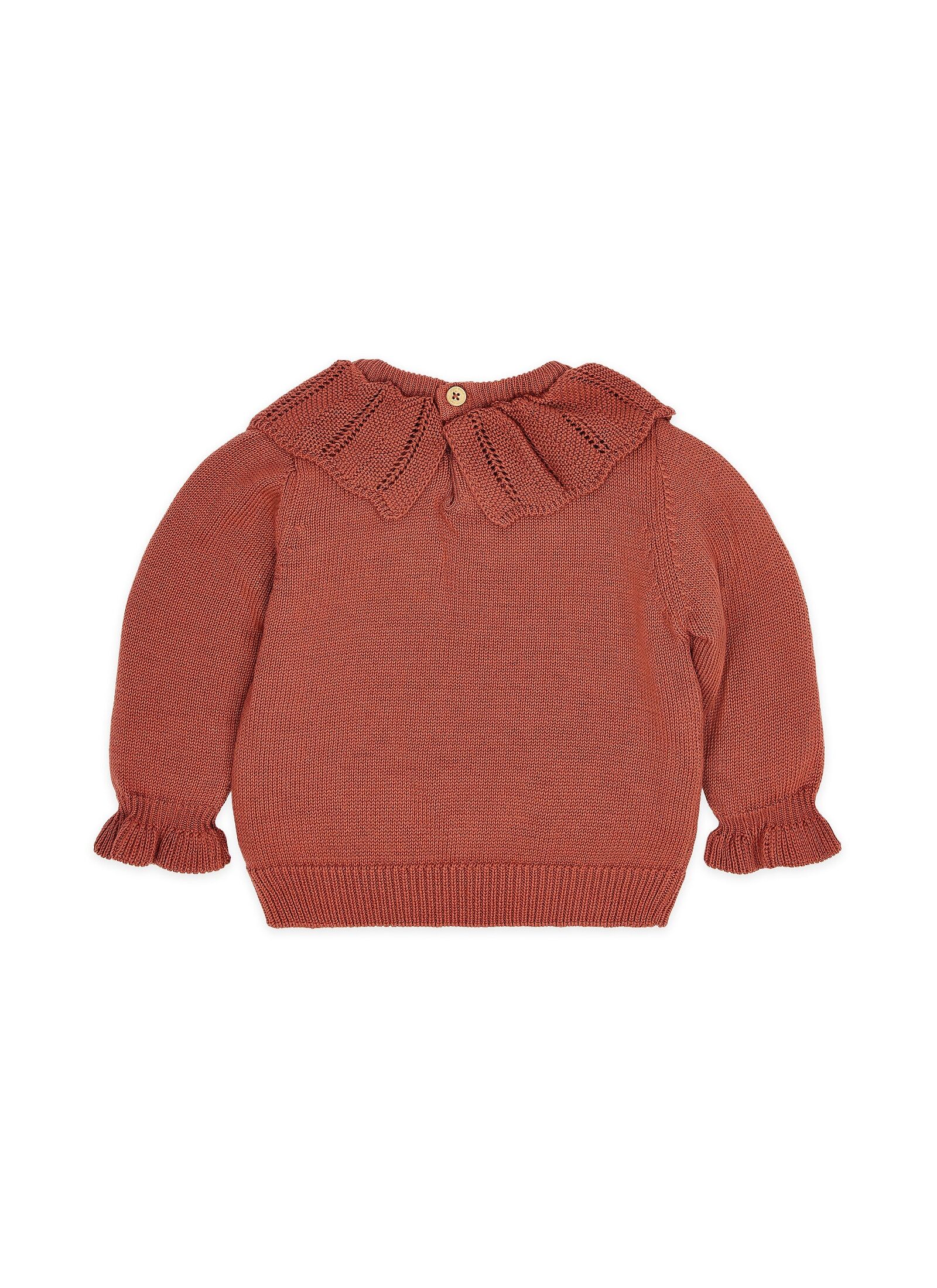 ORGANIC COTTON SWEATER DEEP BERRY
