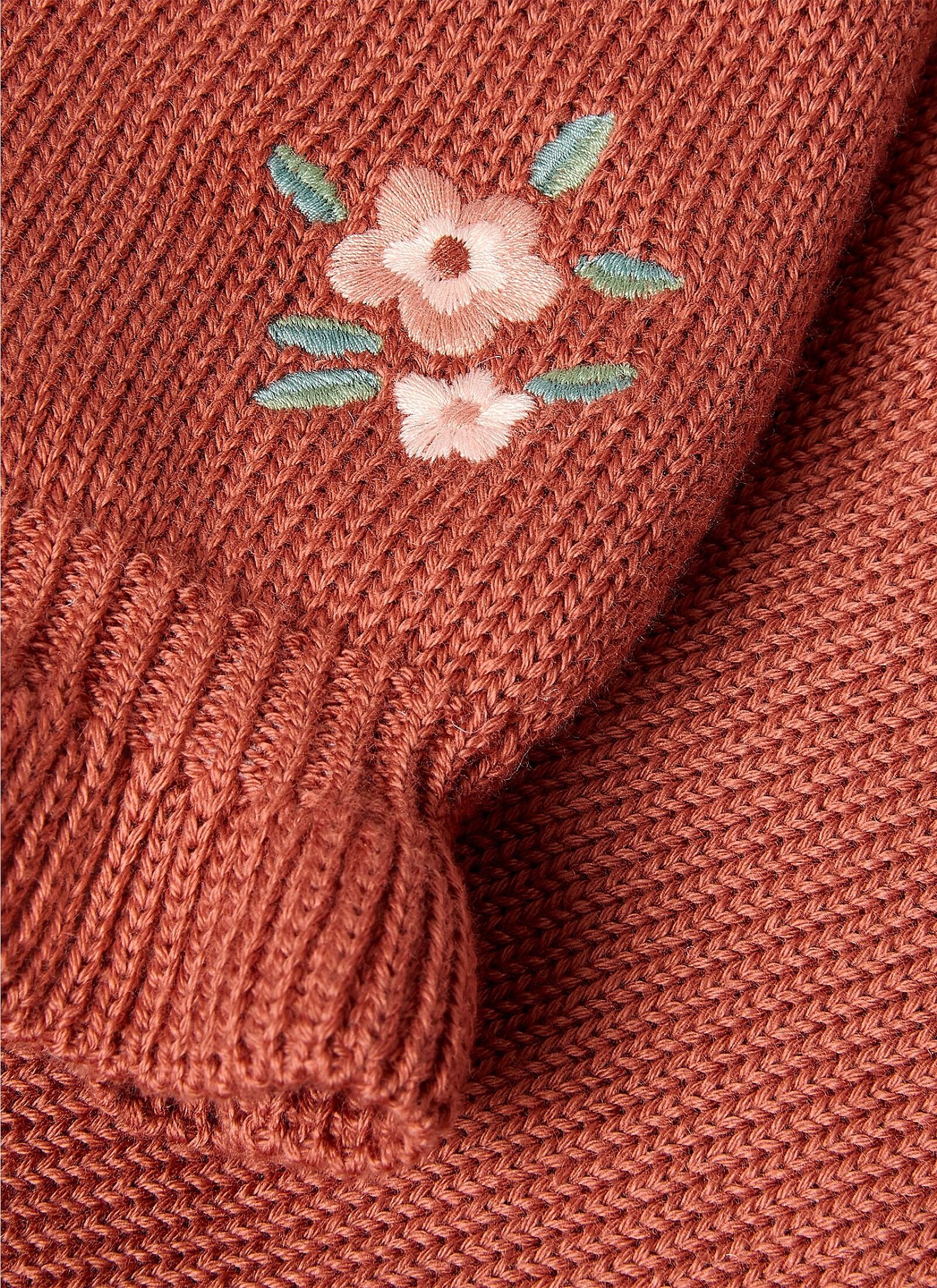 ORGANIC COTTON SWEATER DEEP BERRY