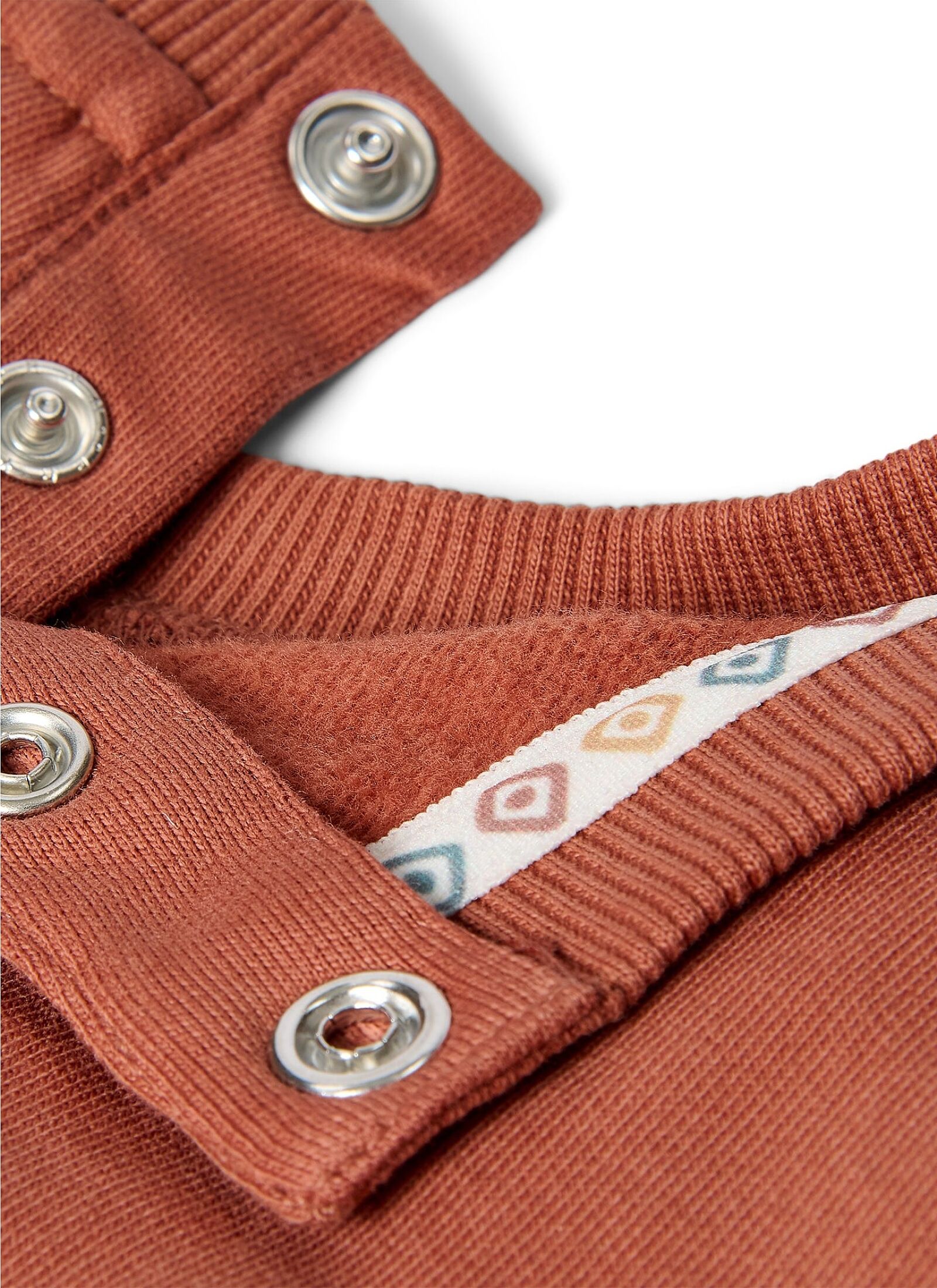 ORGANIC COTTON SWEATSHIRT DESERT RED