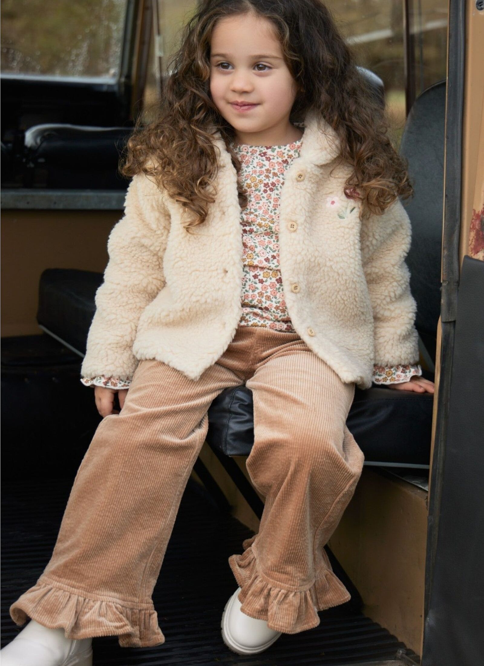 CARDIGAN TEDDY VANILLA