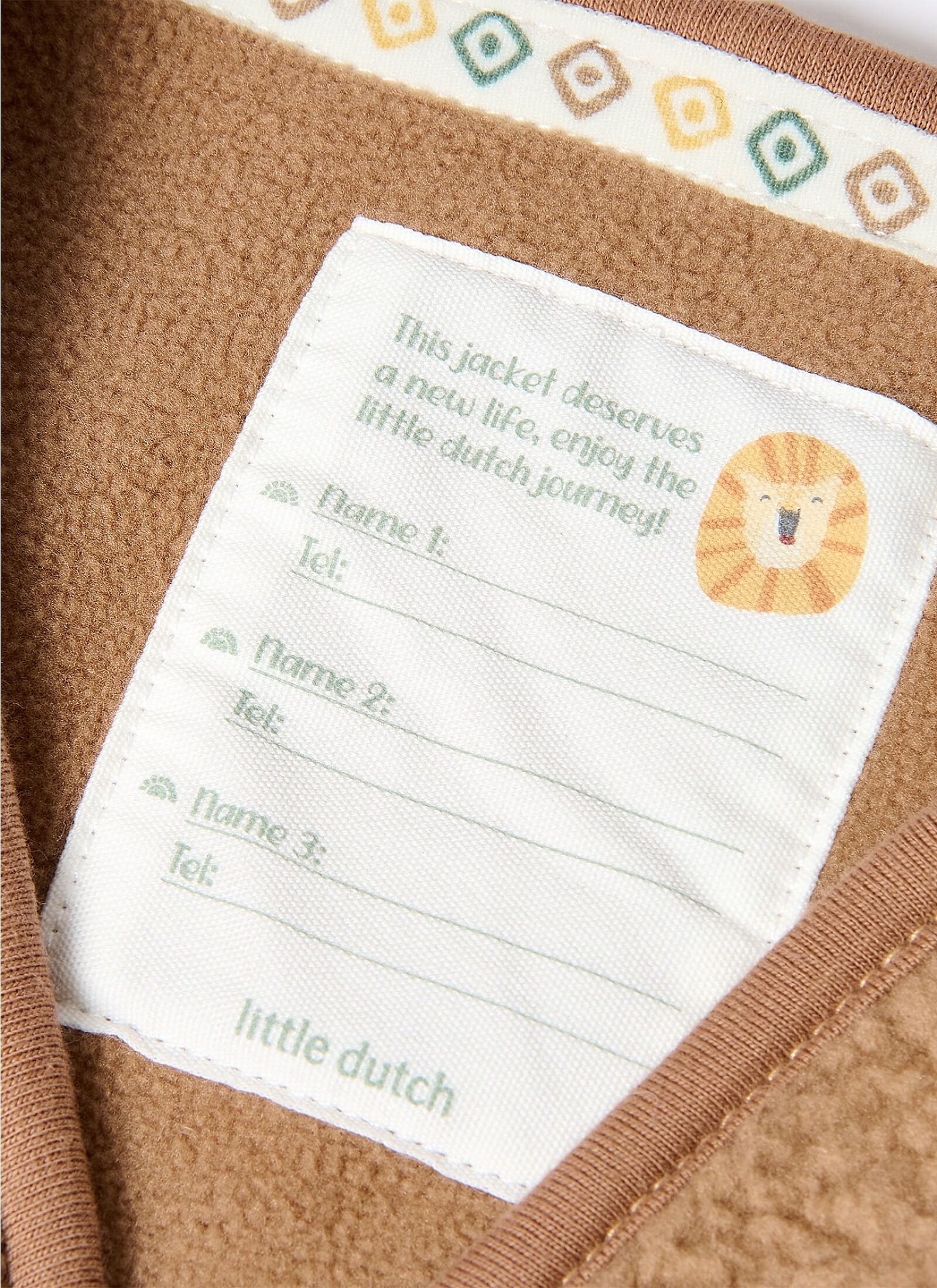 VEST TEDDY MUDSTONE