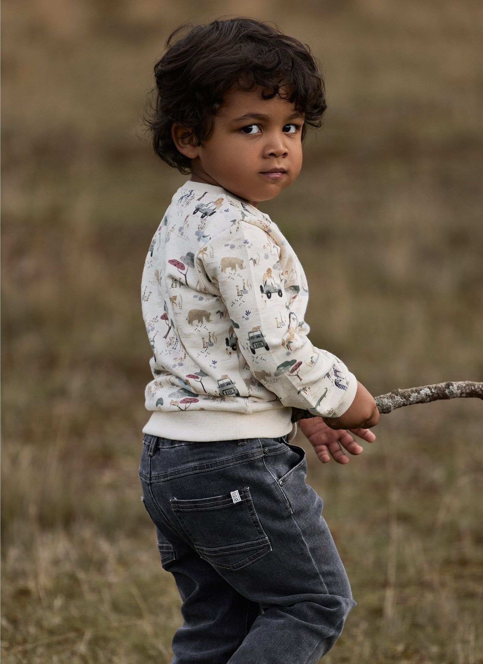 PANTS DENIM GREY
