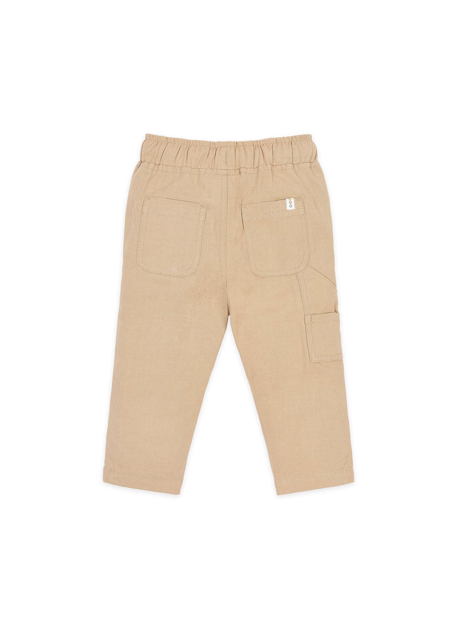 ORGANIC COTTON PANTS WARM TAUPE