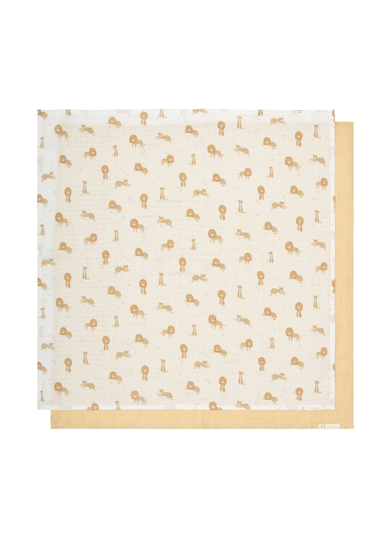 MUSLIN BLANKET (2PCS) SAFARI LEO