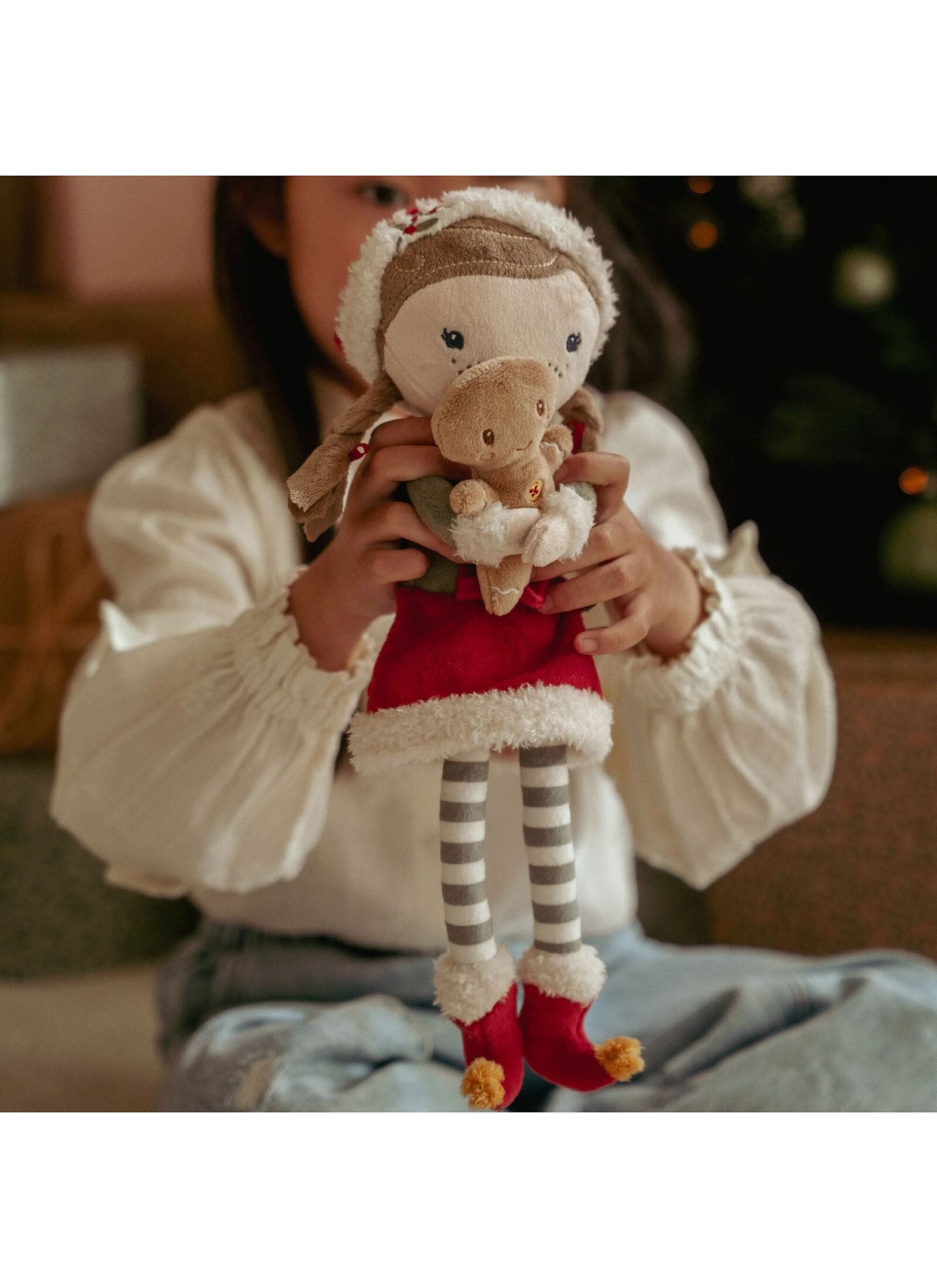LARGE MEDIUM DOLL CHRISTMAS ROSA