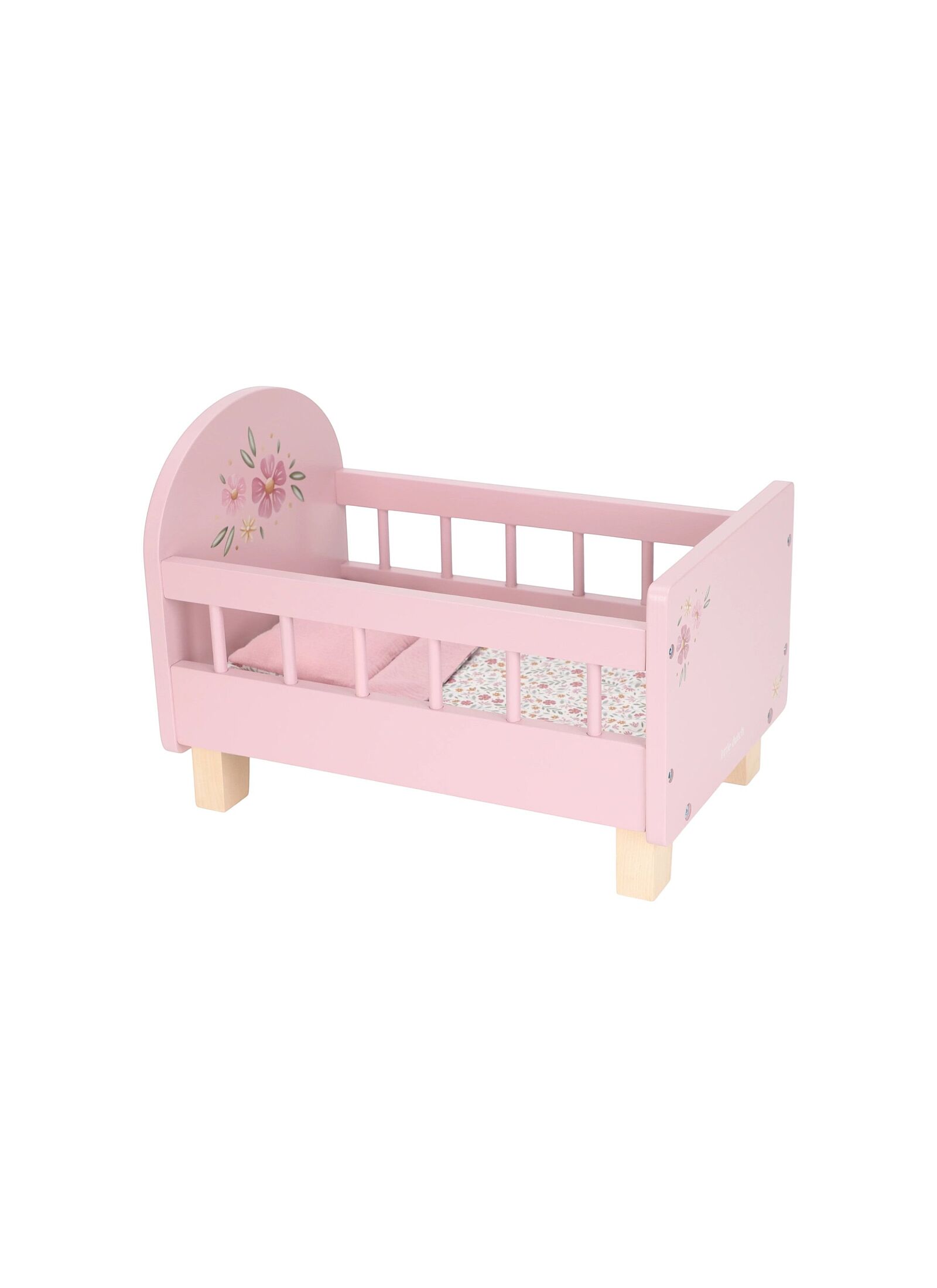 DOLL CRIB VINTAGE PINK