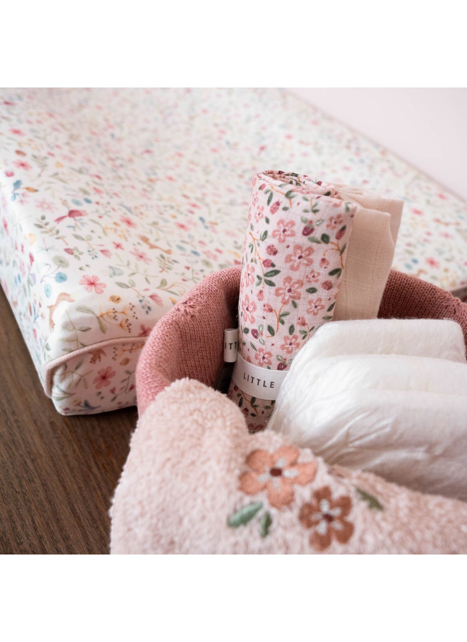 MUSLIN BLANKET (120X120) FAIRY FLORAL