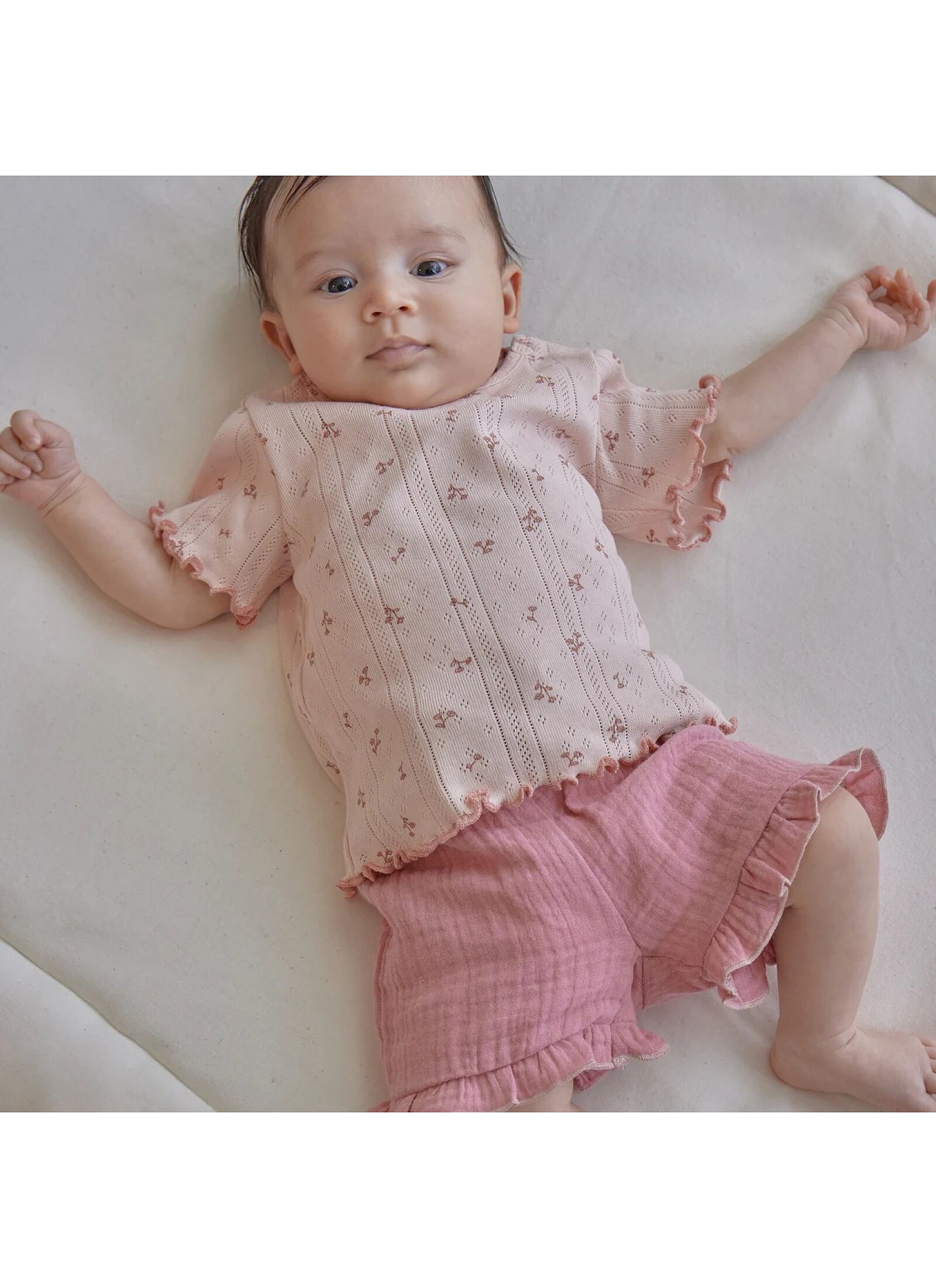 SHORTSLEEVE T-SHIRT FROM ORGANIC COTTON FAIRY FLOWERS