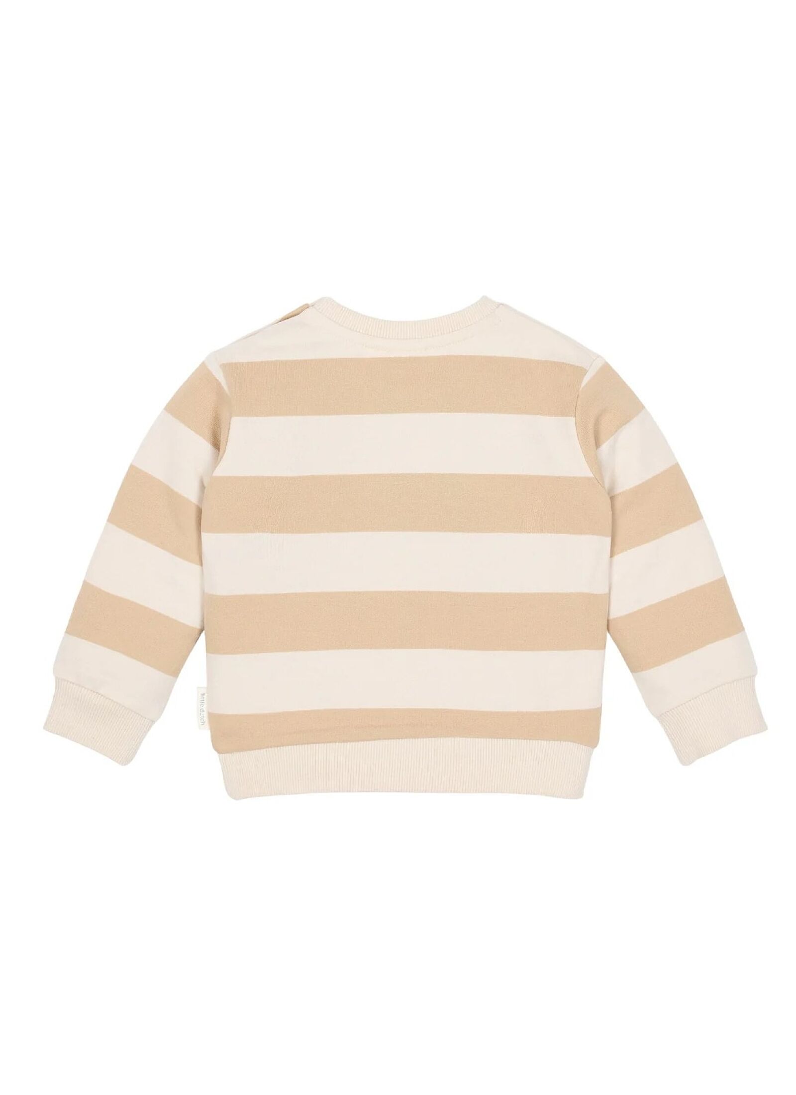 ORGANIC COTTON SWEATSHIRT BISCUIT STRIPE