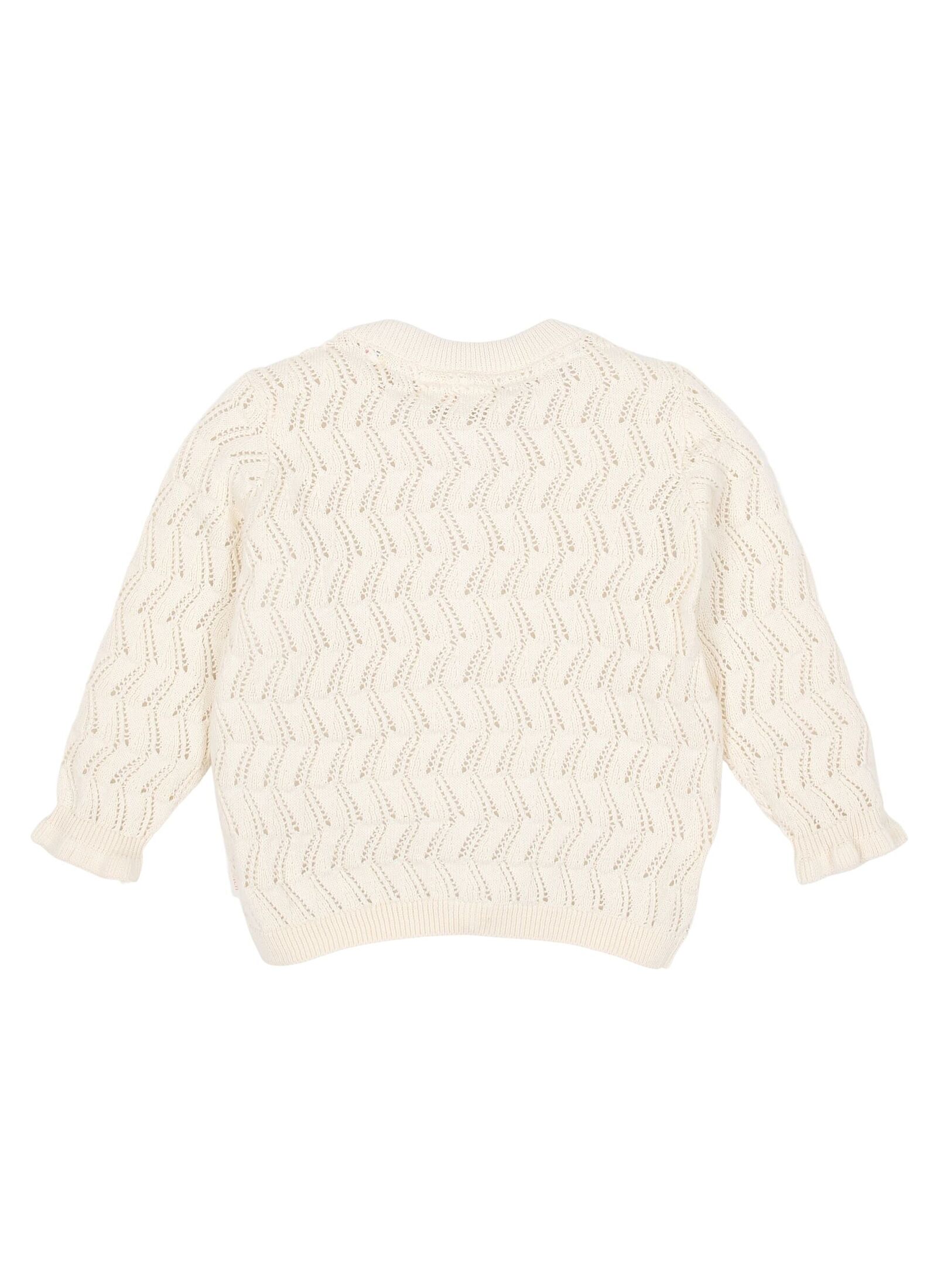 ORGANIC COTTON CARDIGAN CREME