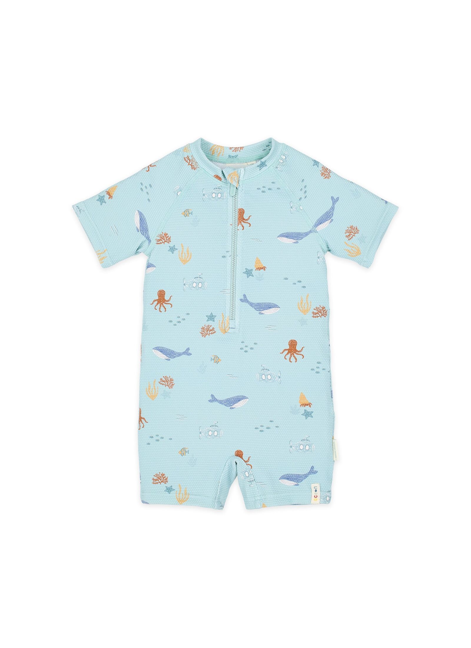 SHORT SLEEVE BATHSUIT OCEAN FRIENDS