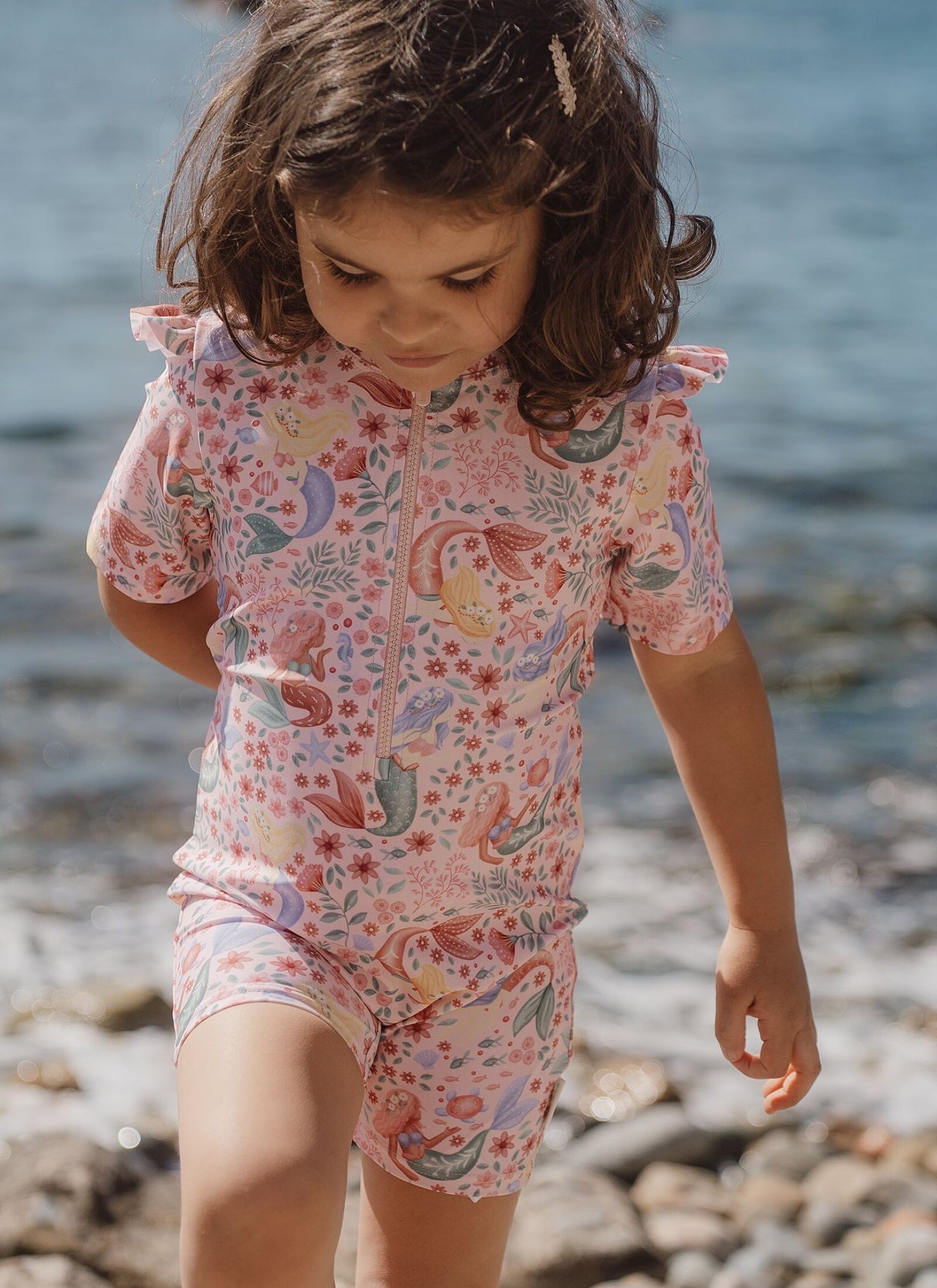 SHORT SLEEVE BATHSUIT DREAMY MERMAID