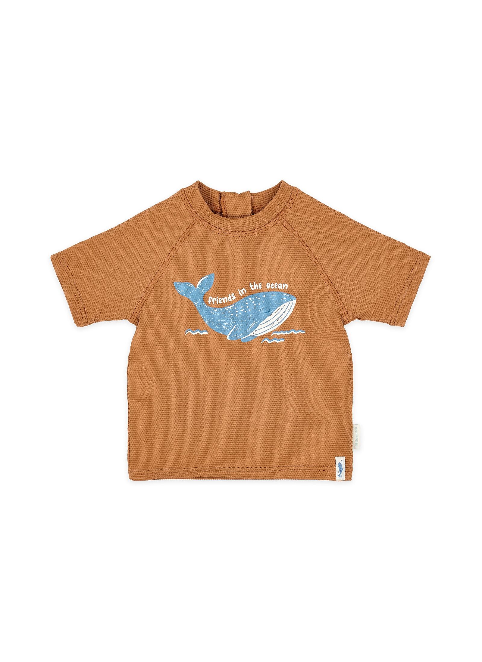 SWIM T-SHIRT WITH SHORT SLEEVE SUNNY BORWN