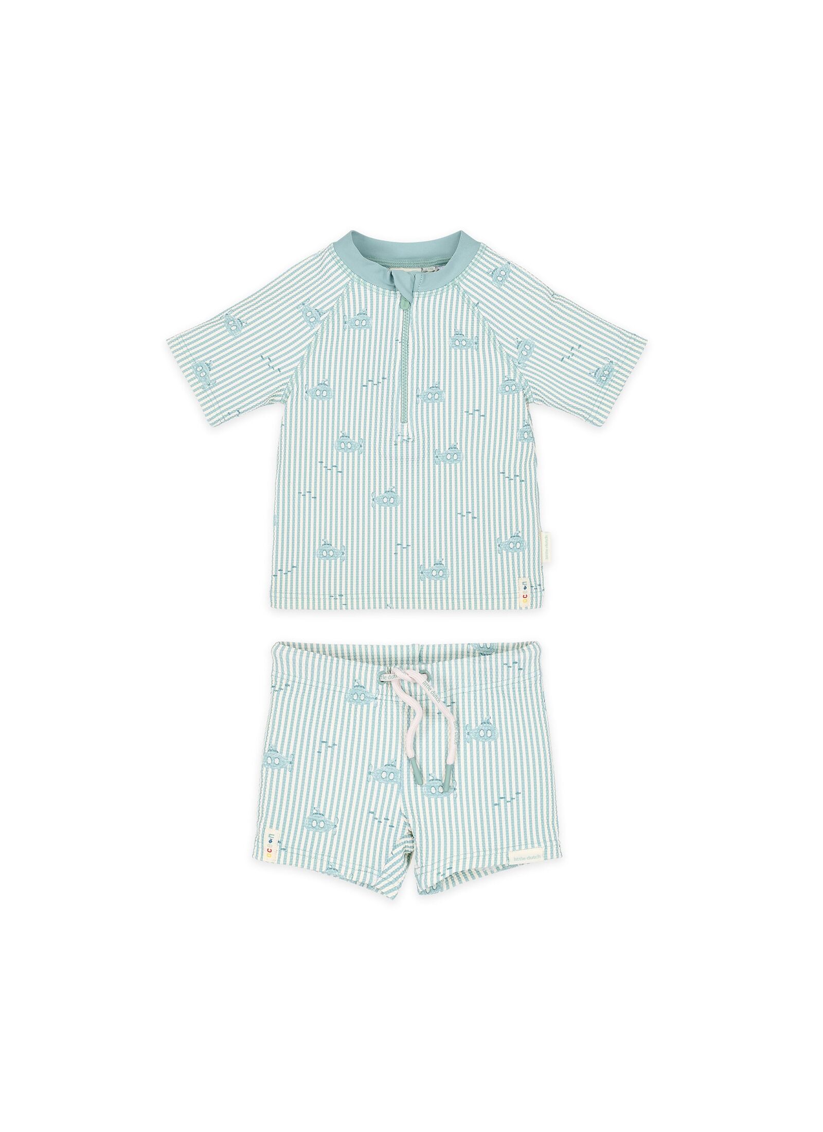 SET SHORT SLEEVED T-SHIRT AND SWIMSUIT OCEAN ADVENTURE