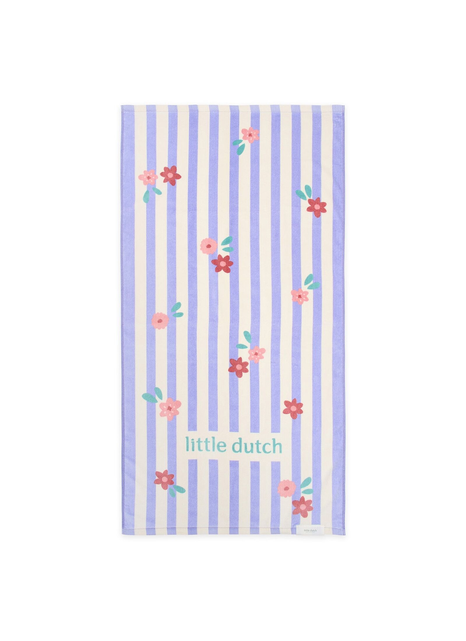 CHILDREN'S BEACH TOWEL DREAMY PURPLE STRIPE