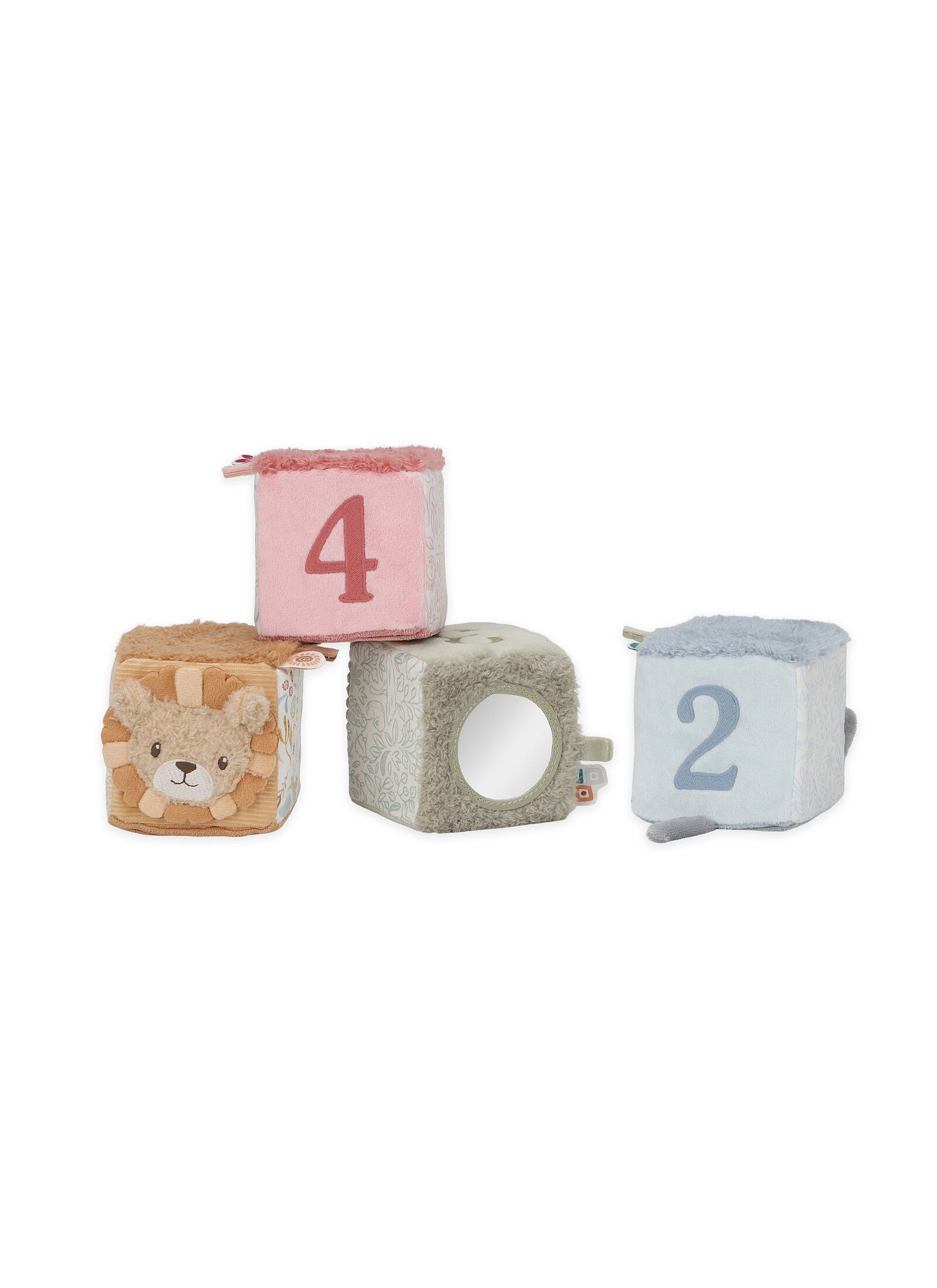 SET OF SOFT ACTIVITY CUBES SAFARI FRIENDS