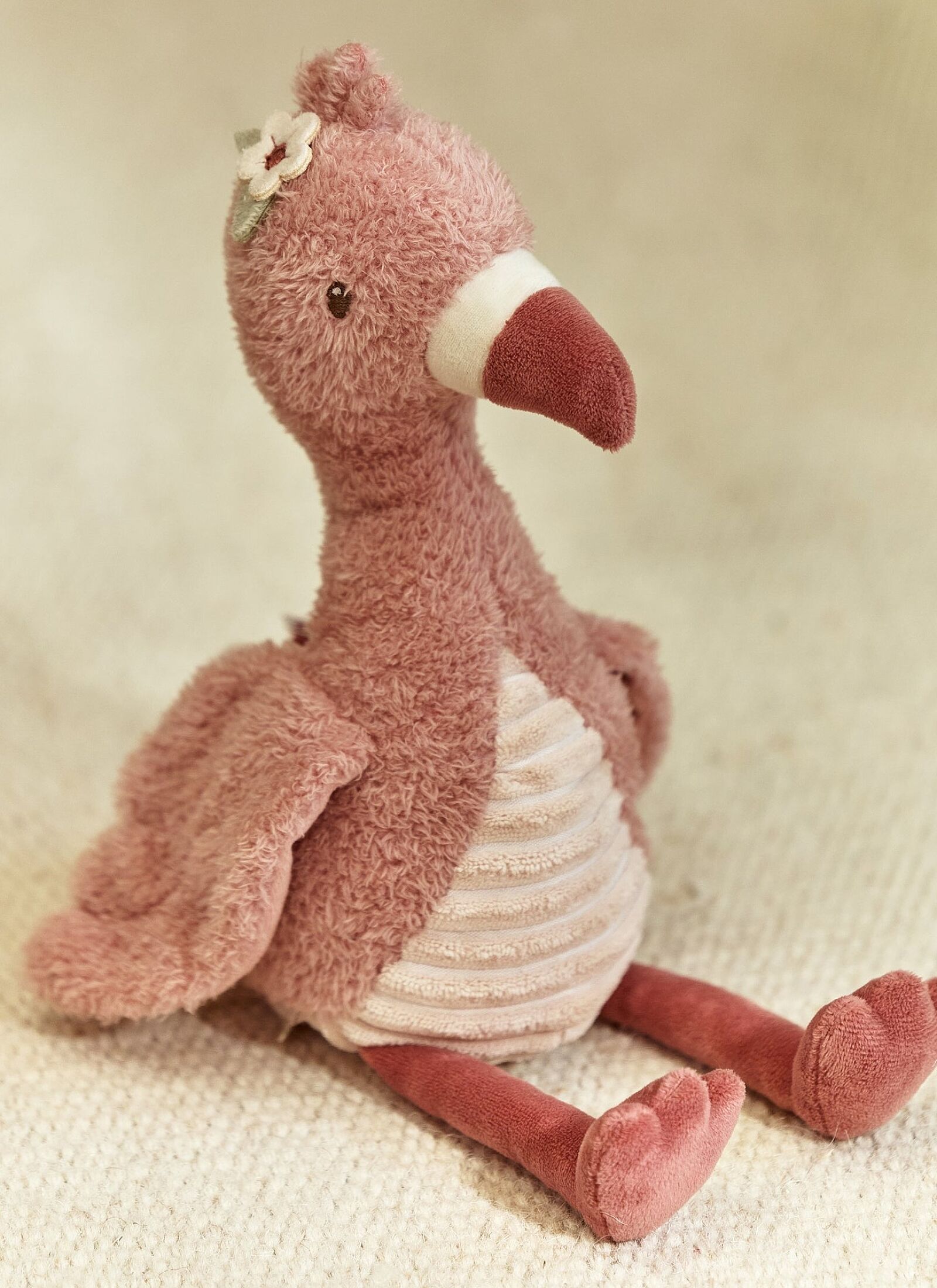 SOFT TOY 35CM FLAMINGO SAFARI FRIENDS