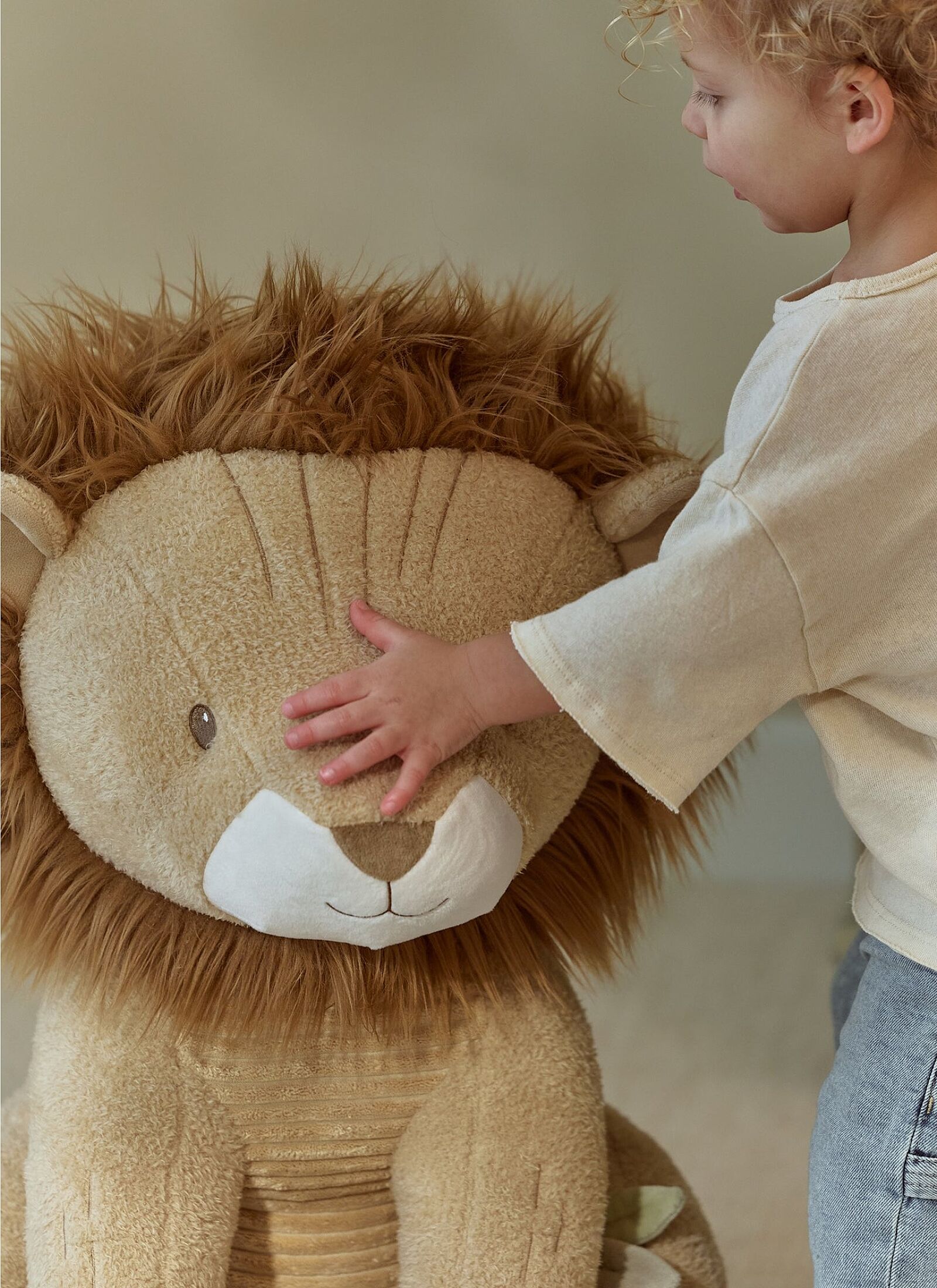SOFT TOY 60CM LION SAFARI FRIENDS