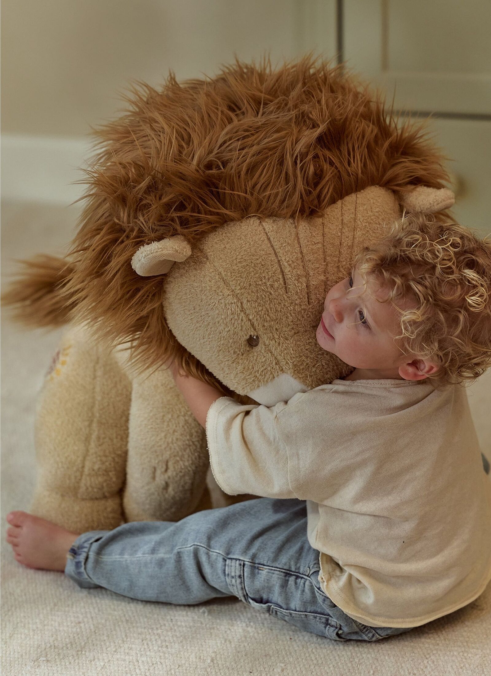 SOFT TOY 60CM LION SAFARI FRIENDS