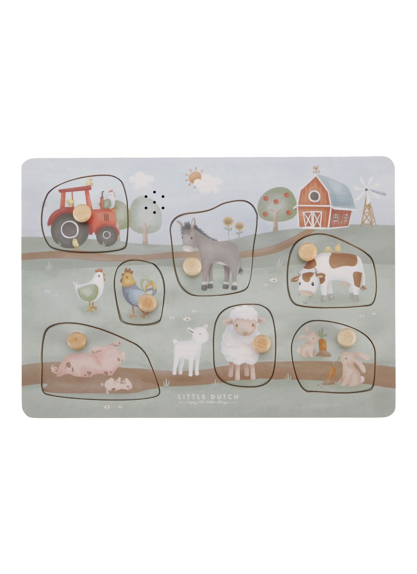 WOODEN PUZZLE FARM