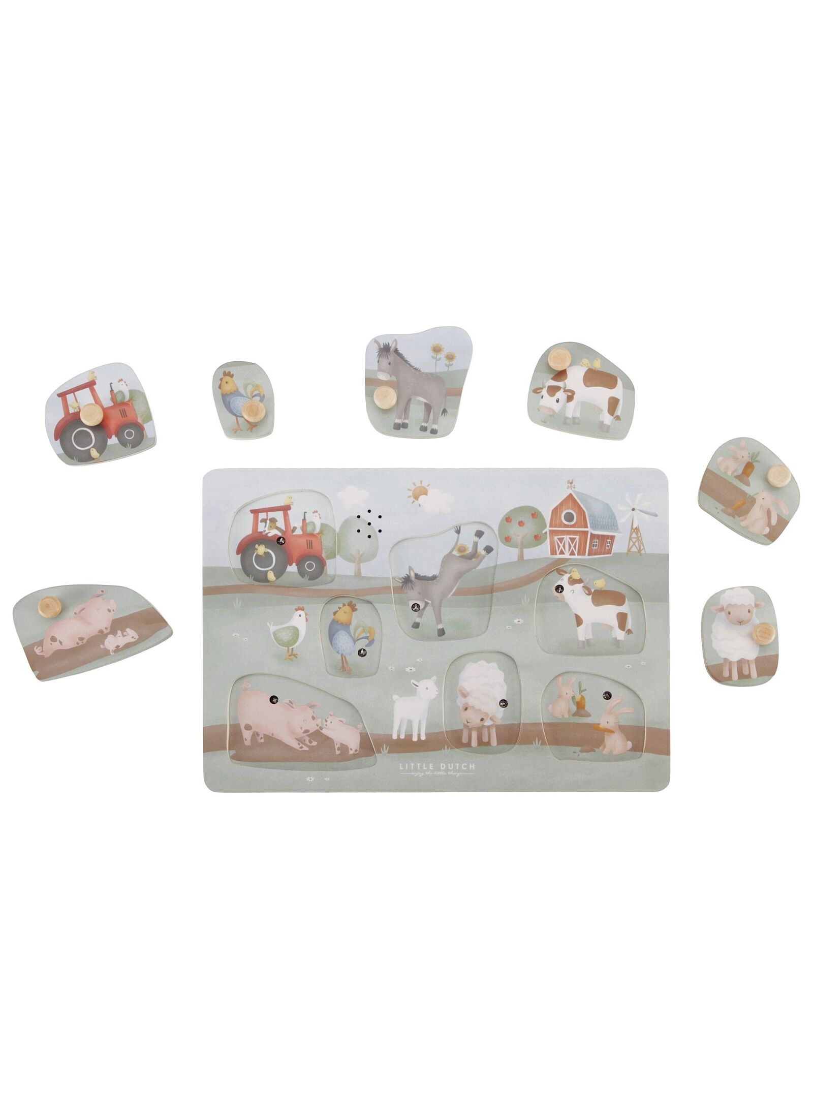 WOODEN PUZZLE FARM