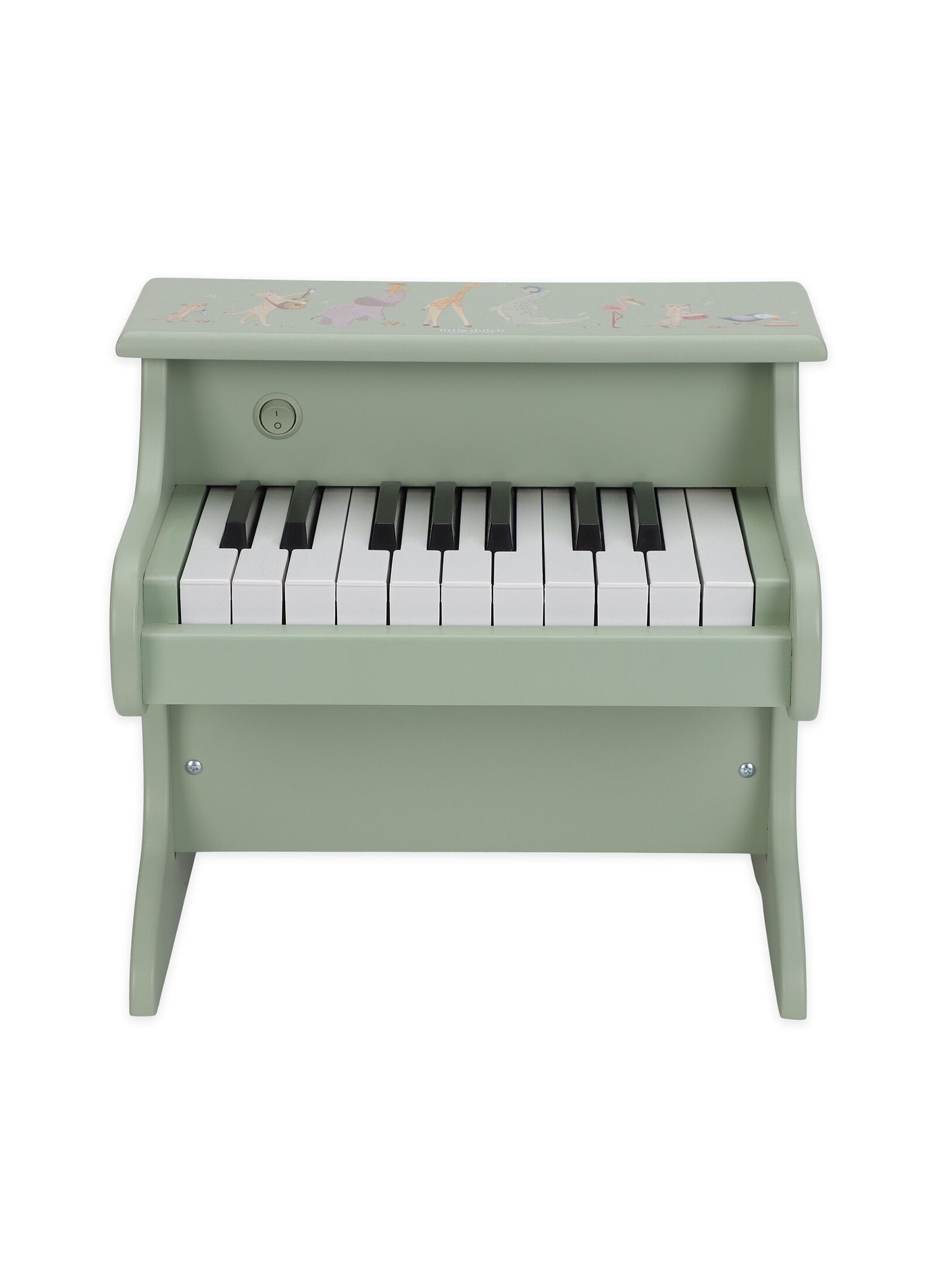 WOODEN PIANO SAFARI FRIENDS GREEN