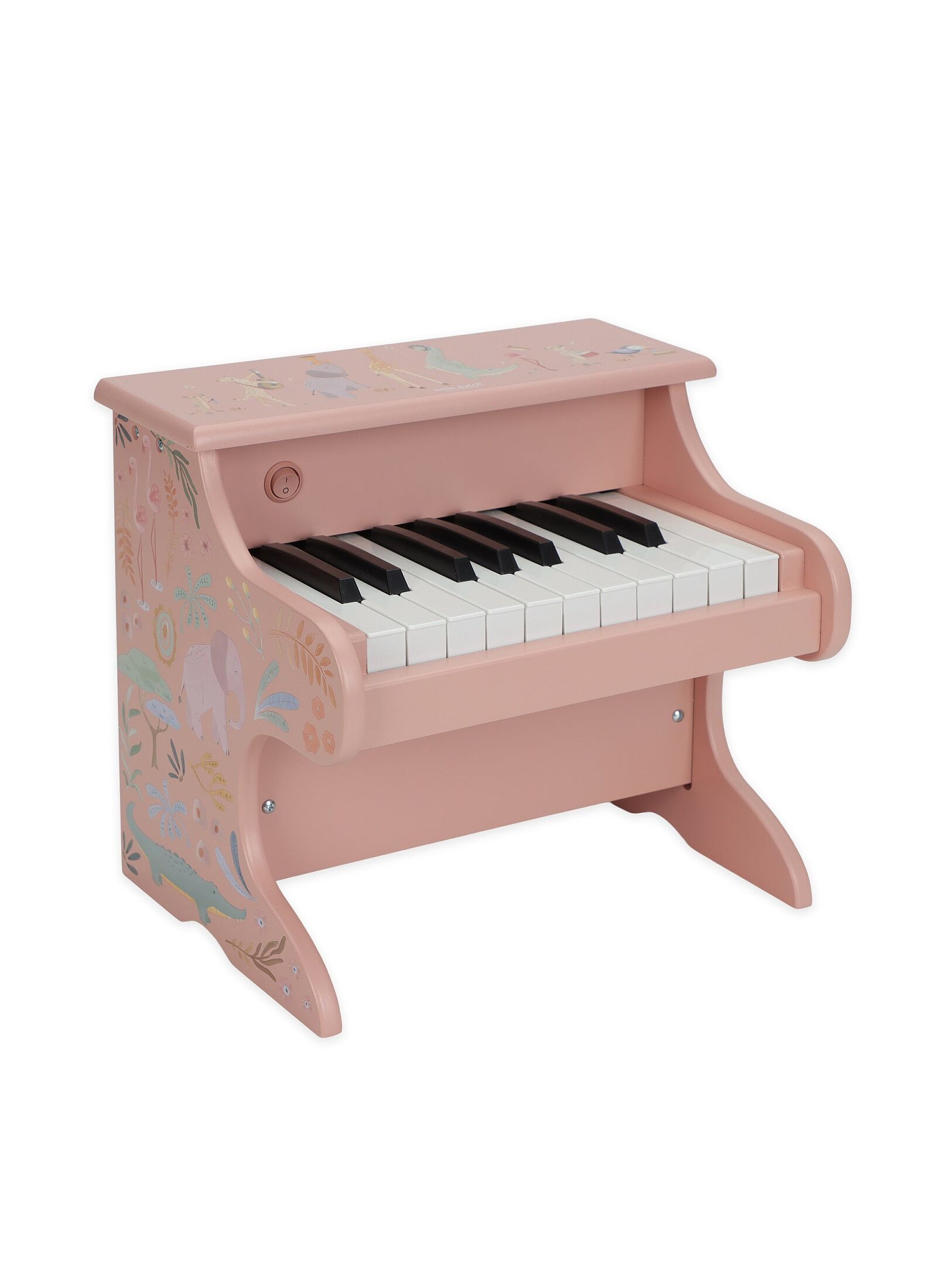 WOODEN PIANO SAFARI FRIENDS PINK