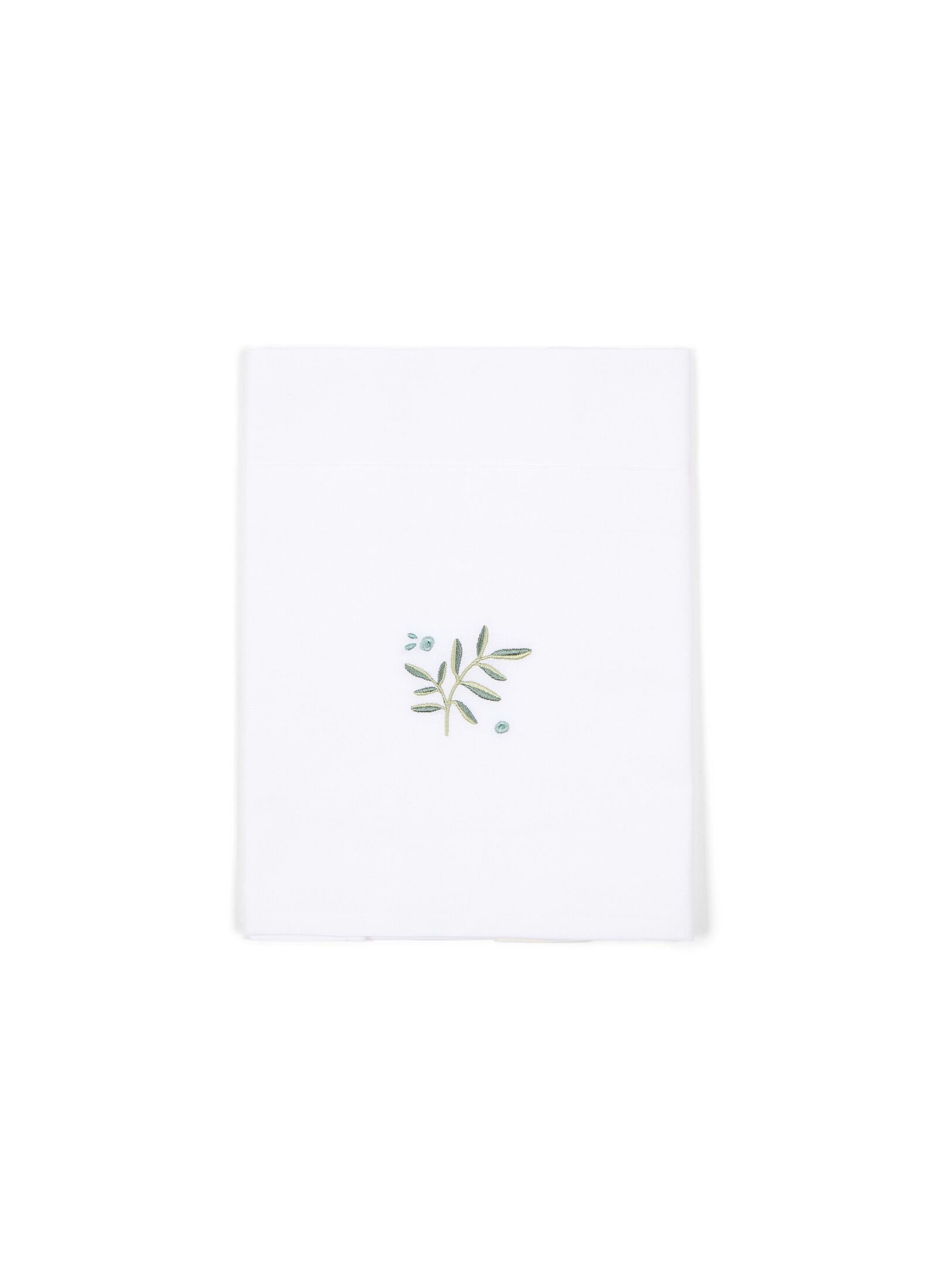 CRIB SHEET BLUEBERRY LEAVES