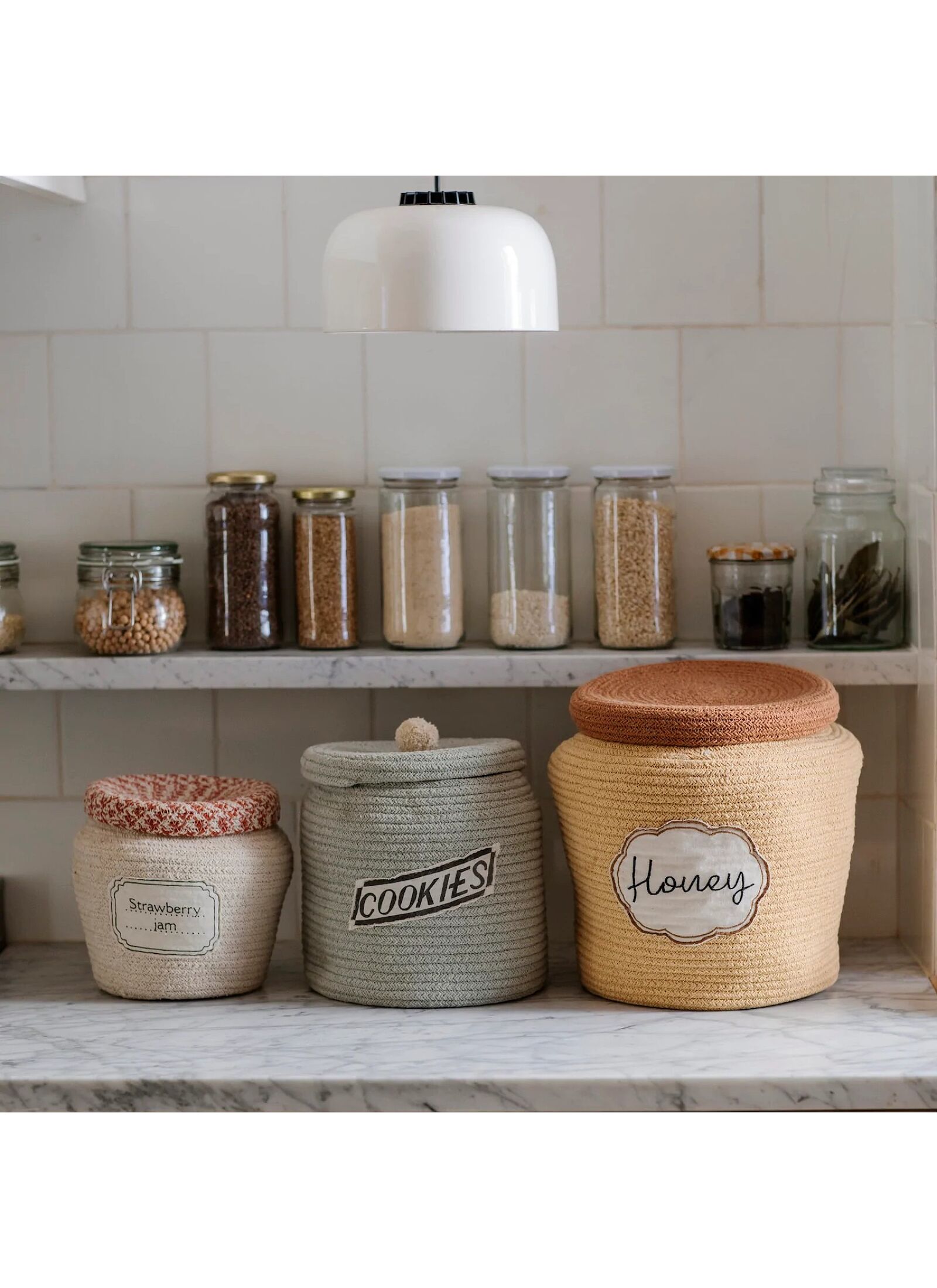 BASKET COOKIE JAR (20X26)