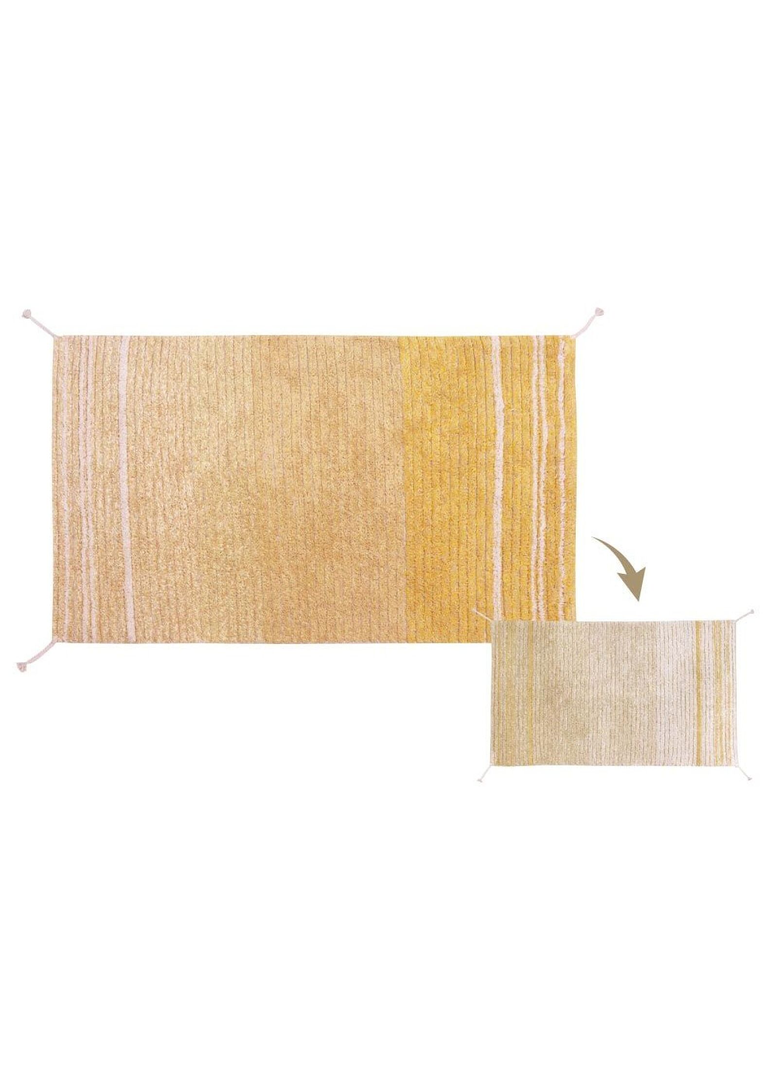 REVERSIBLE RUG TWIN AMBER (80X140)