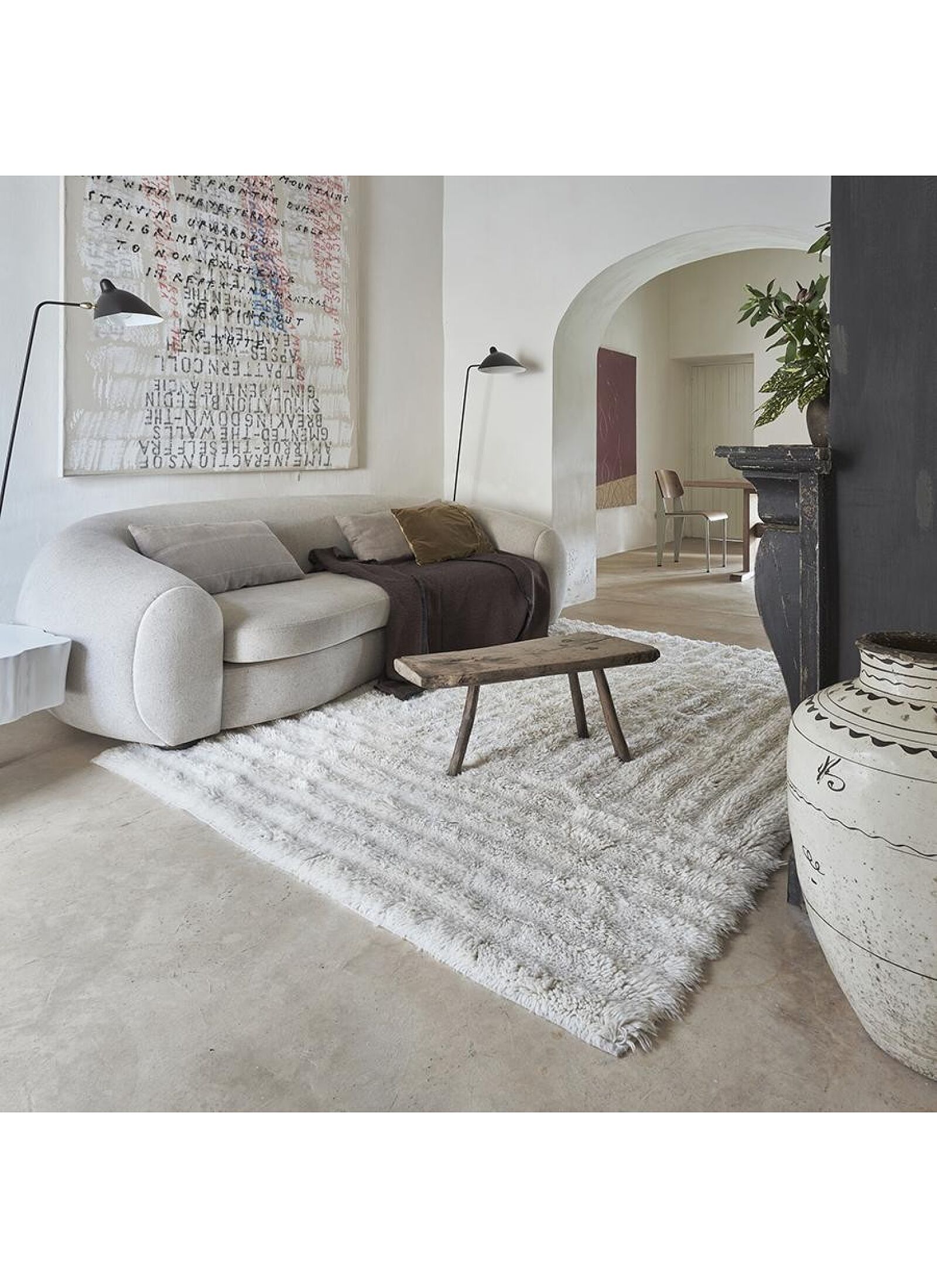 CARPET WOOLABLE DUNES SHEEP WHITE (170X240)