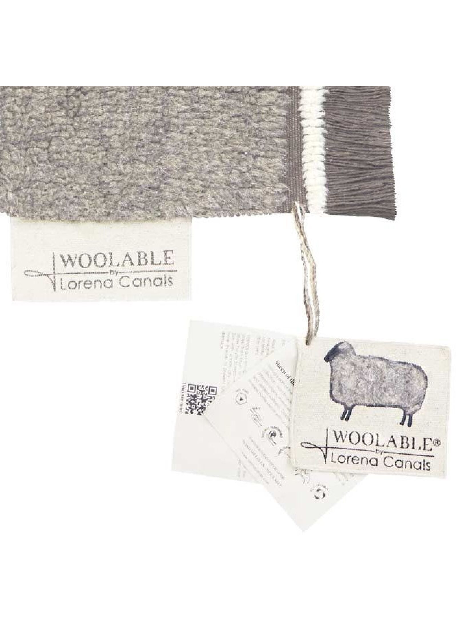 CARPET WOOLABLE STEPPE SHEEP GREY (120X170)