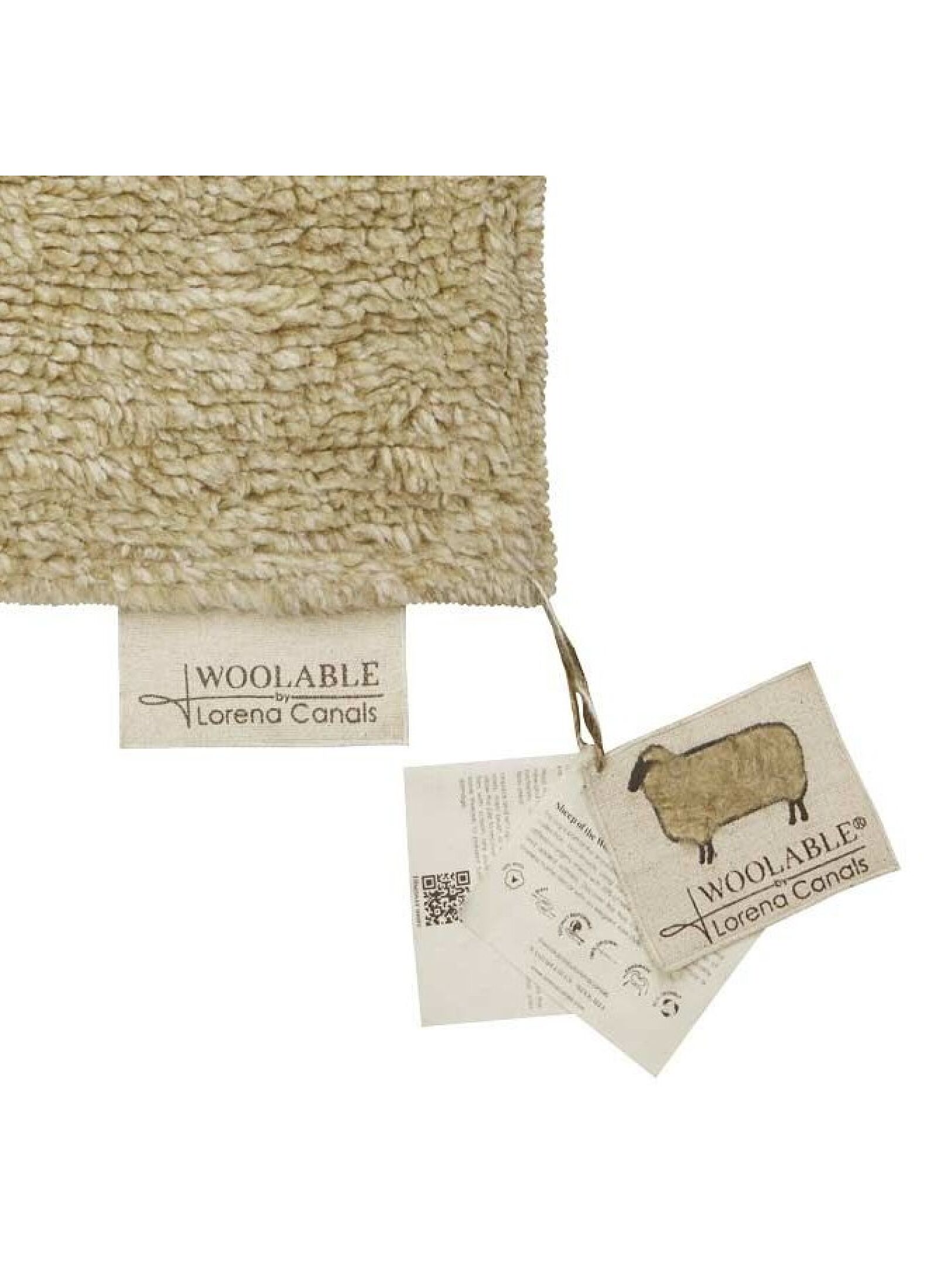 CARPET WOOLABLE TUNDRA SHEEP BEIGE (80X140)