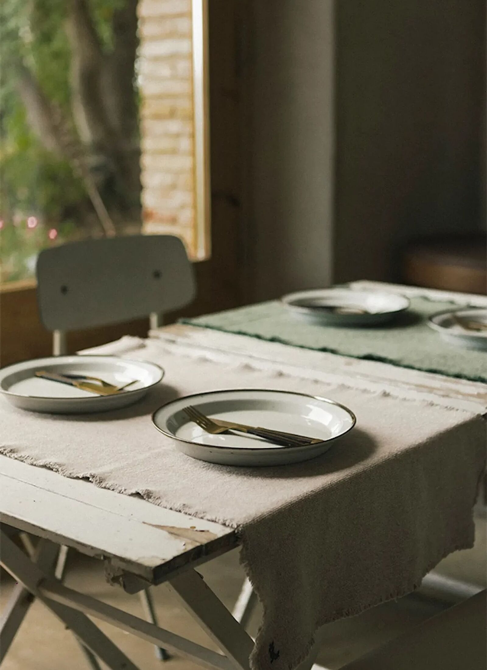 STONEWASHED PLACEMAT NEW GREY