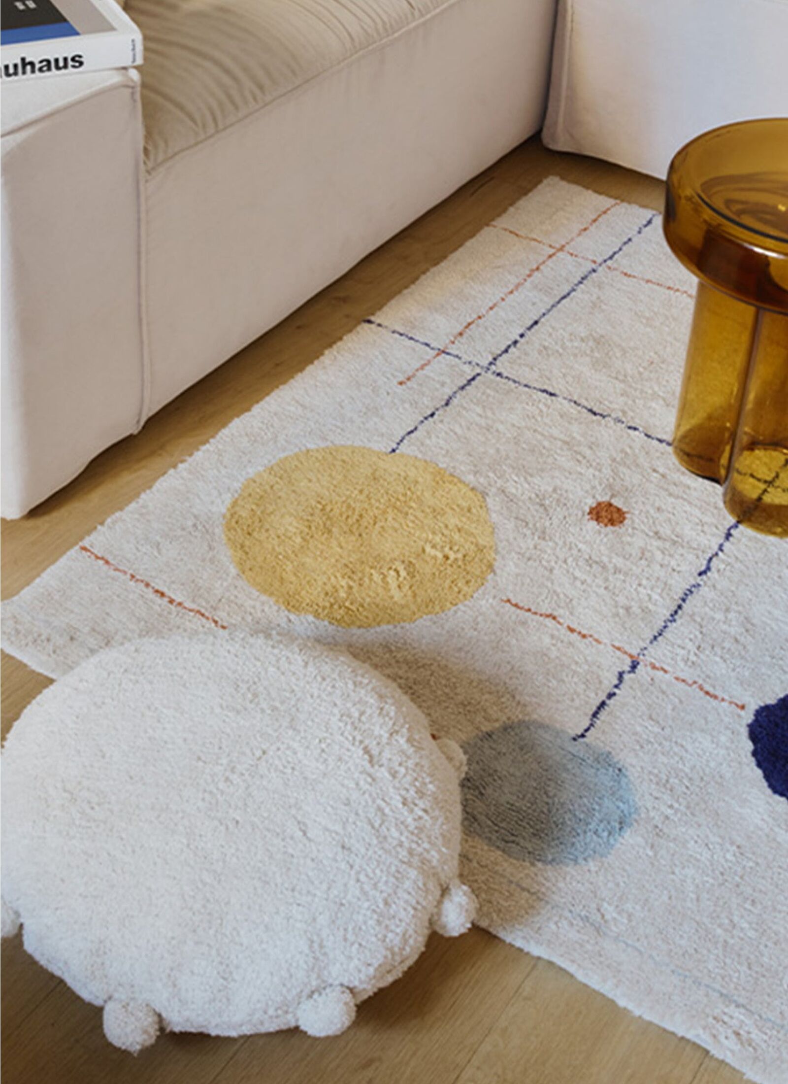 CUSHION BUBBLY NATURAL