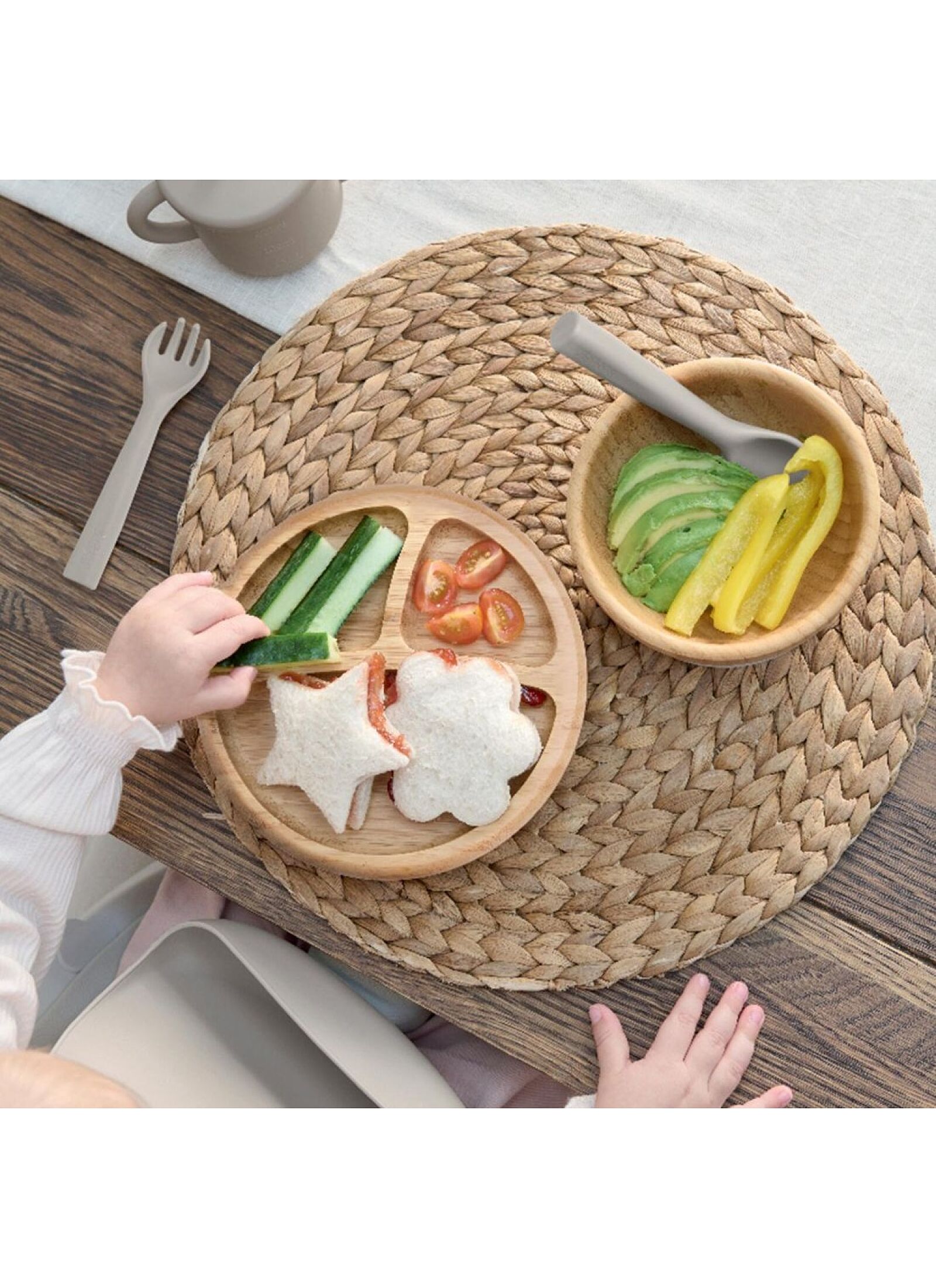 BAMBOO DINNER SET TRUFFLE