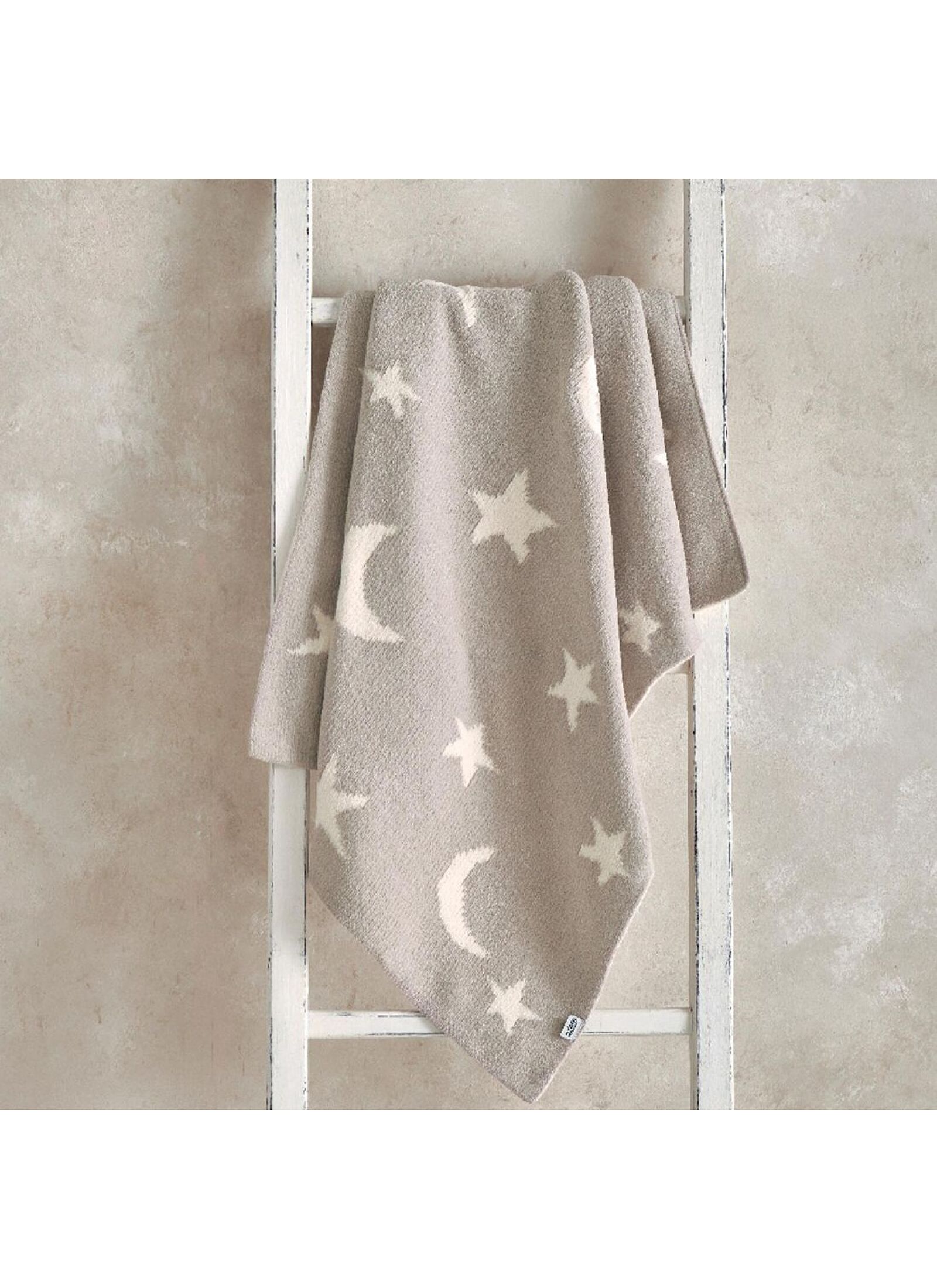 BLANKET (70X90) NEUTRAL MOON STAR
