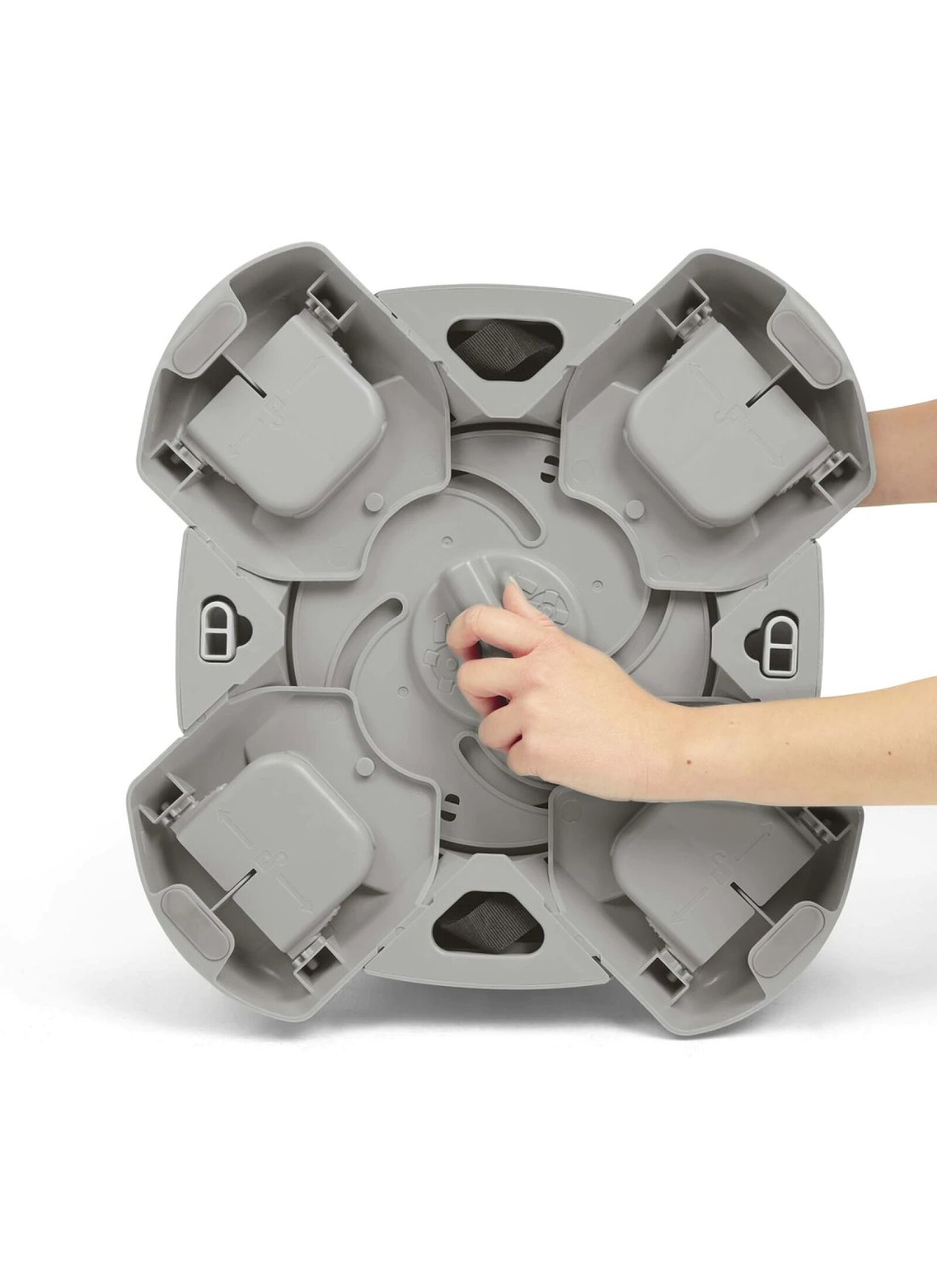 BABY BOOSTER SEAT BUG &AMP; ACT TRAY CLAY