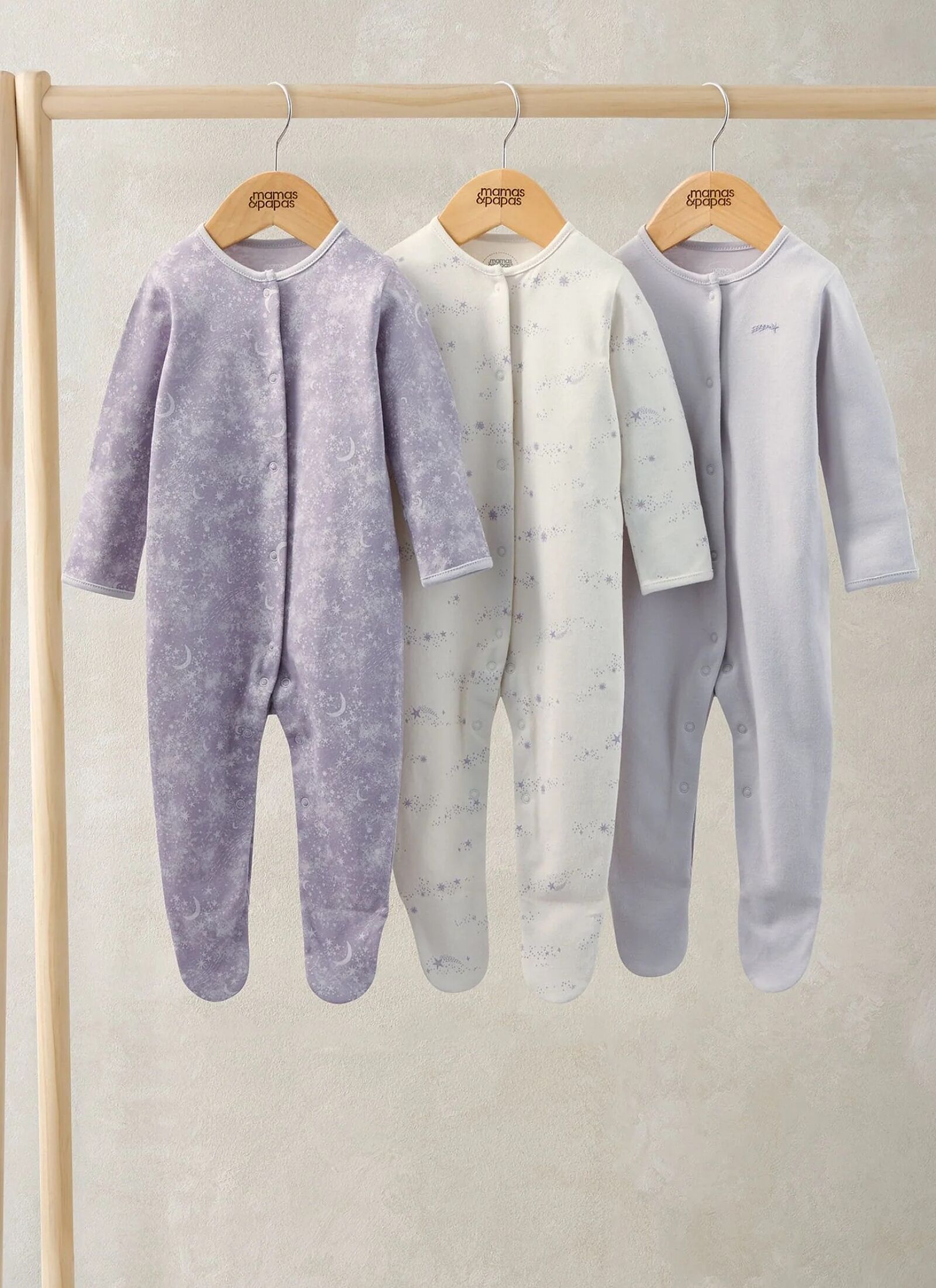 SLEEPSUITS 3PCS STARGAZING
