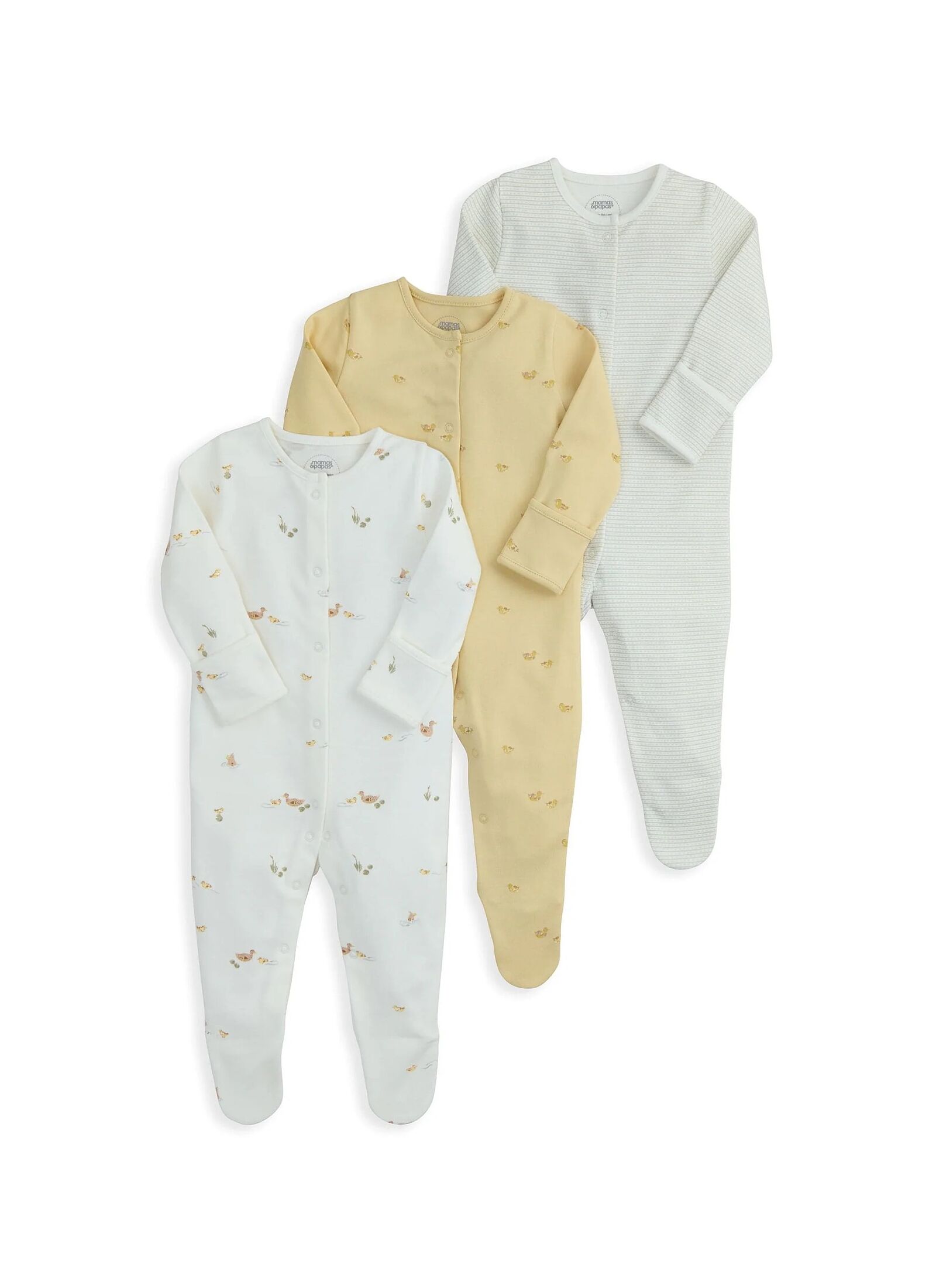 SLEEPSUITS 3PCS DUCKLING