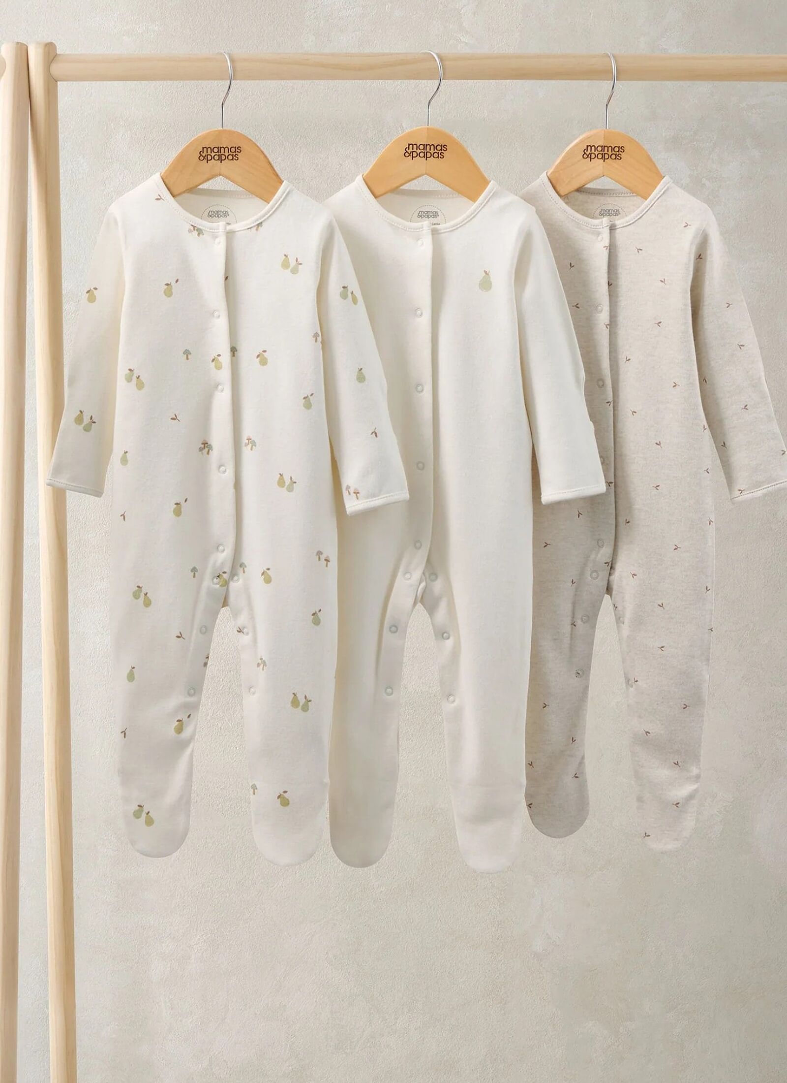 SLEEPSUITS 3PCS PEARS