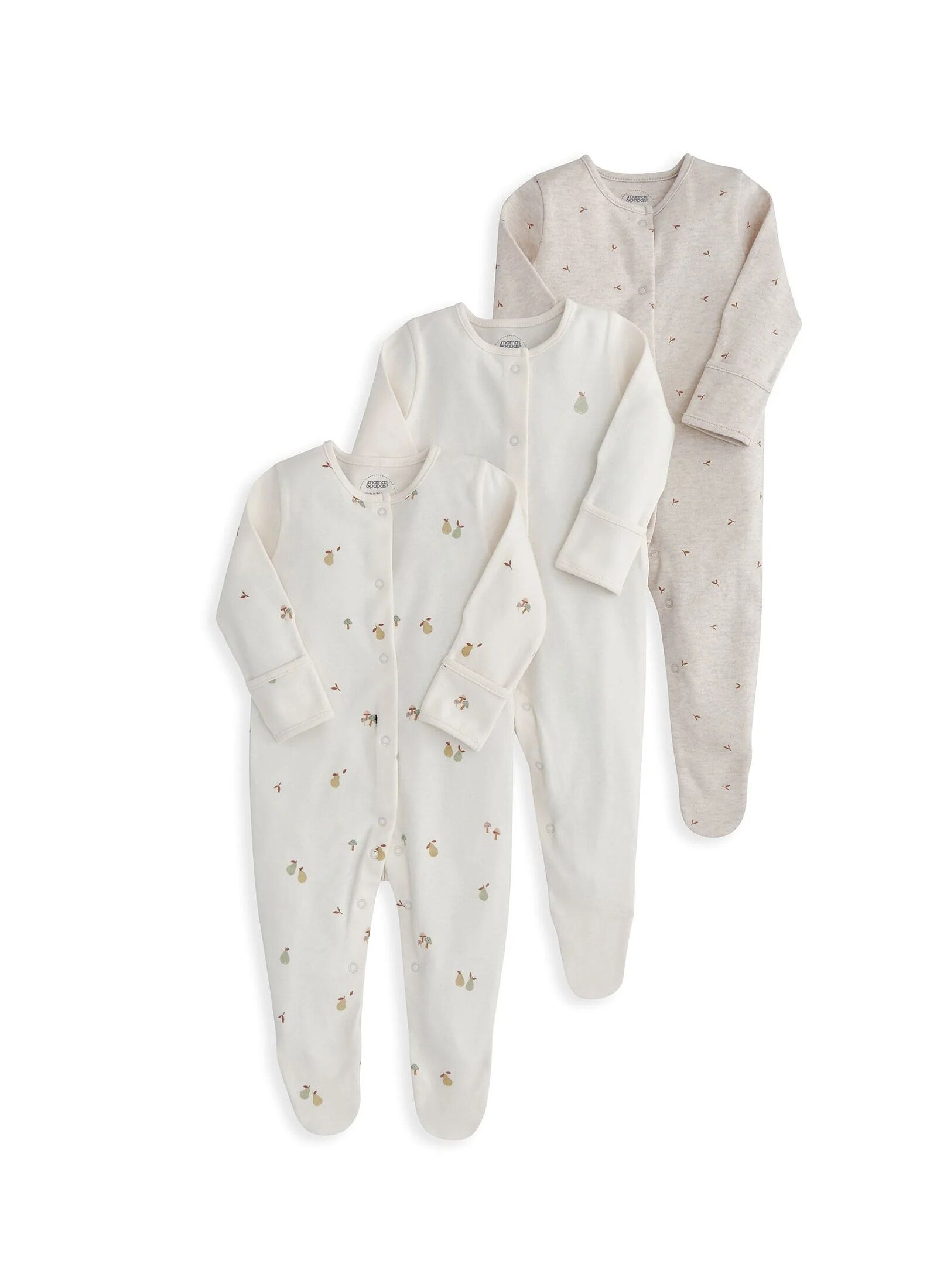 SLEEPSUITS 3PCS PEARS